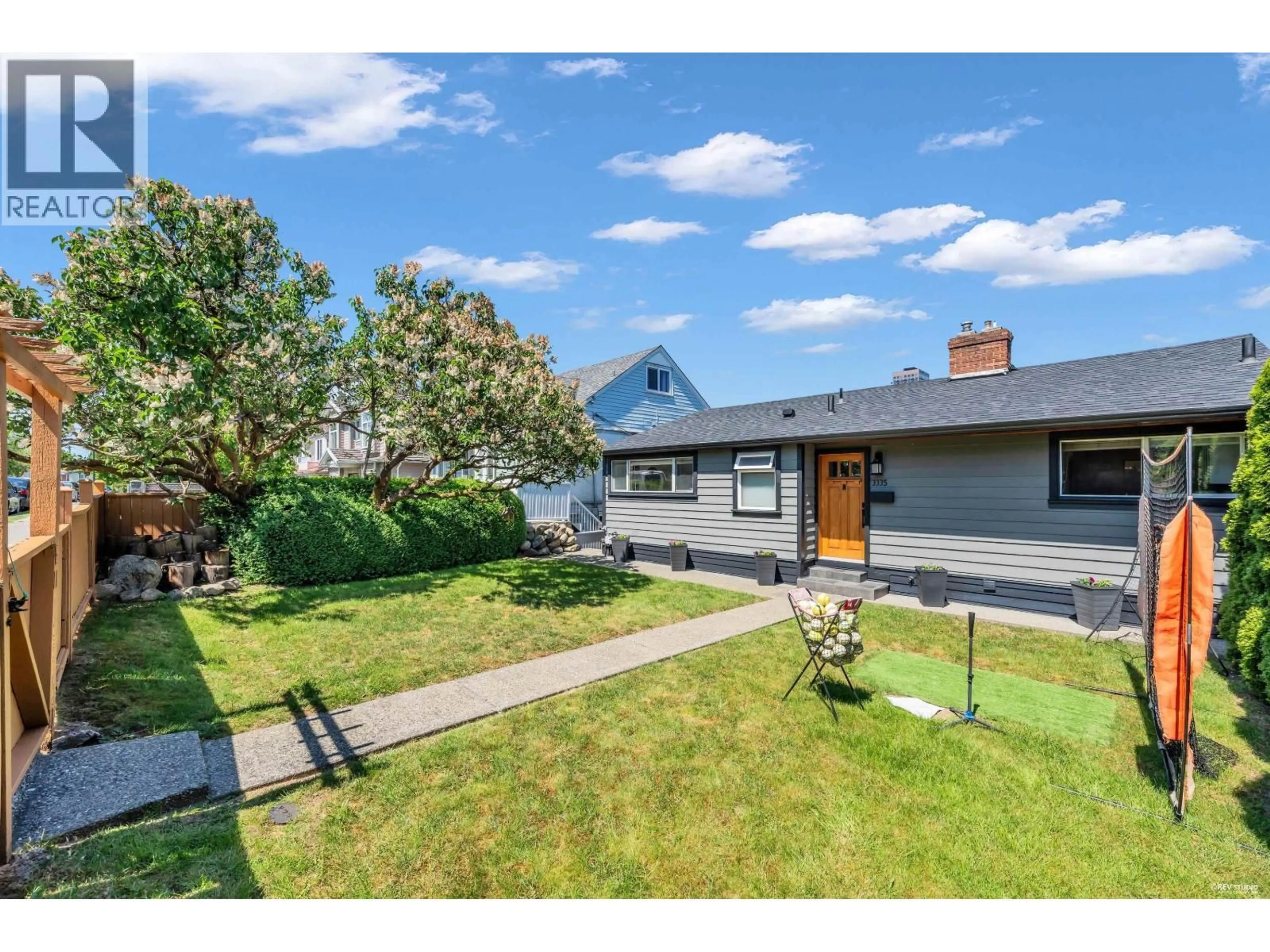 A pic from outside/outdoor area/front of a property/back of a property/a pic from drone, street for 3335 CHURCH STREET, Vancouver British Columbia V5R4W7