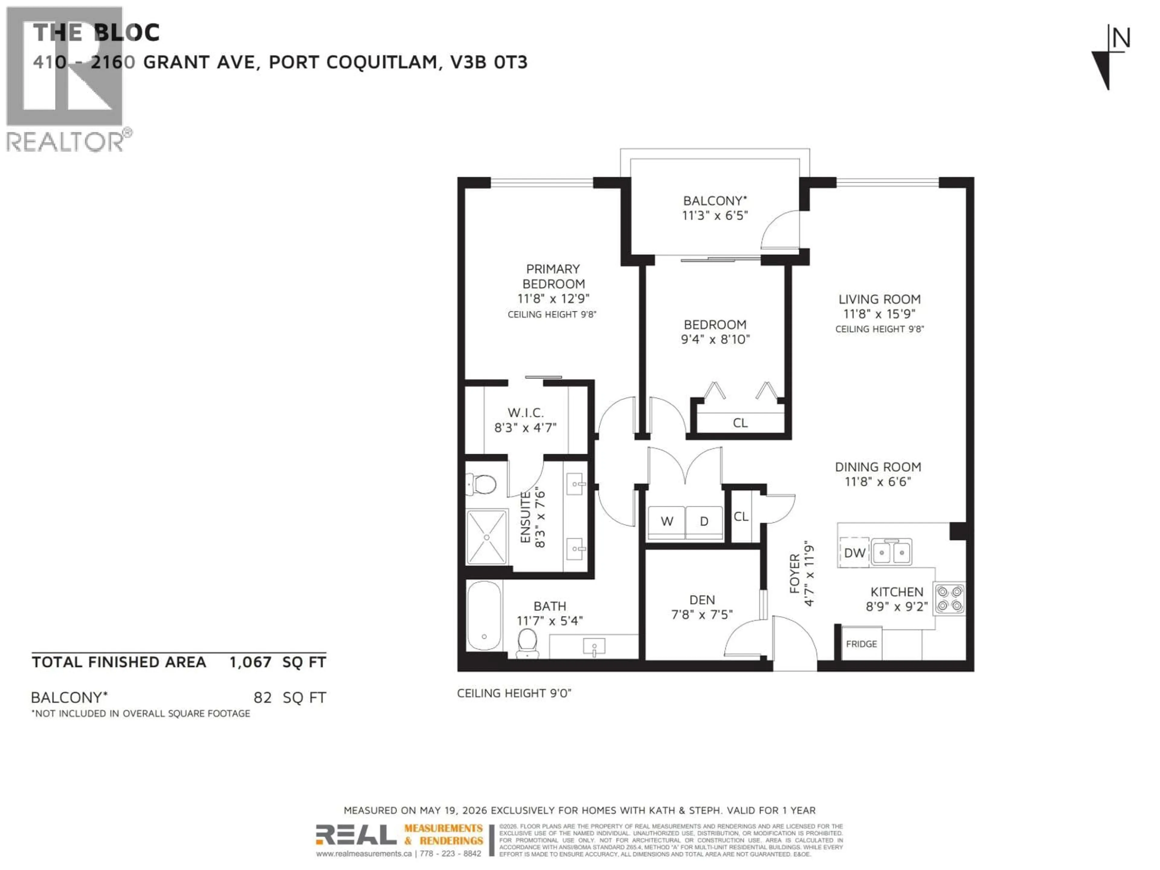 Floor plan for 410 - 2160 GRANT AVENUE, Port Coquitlam British Columbia V3B0T3