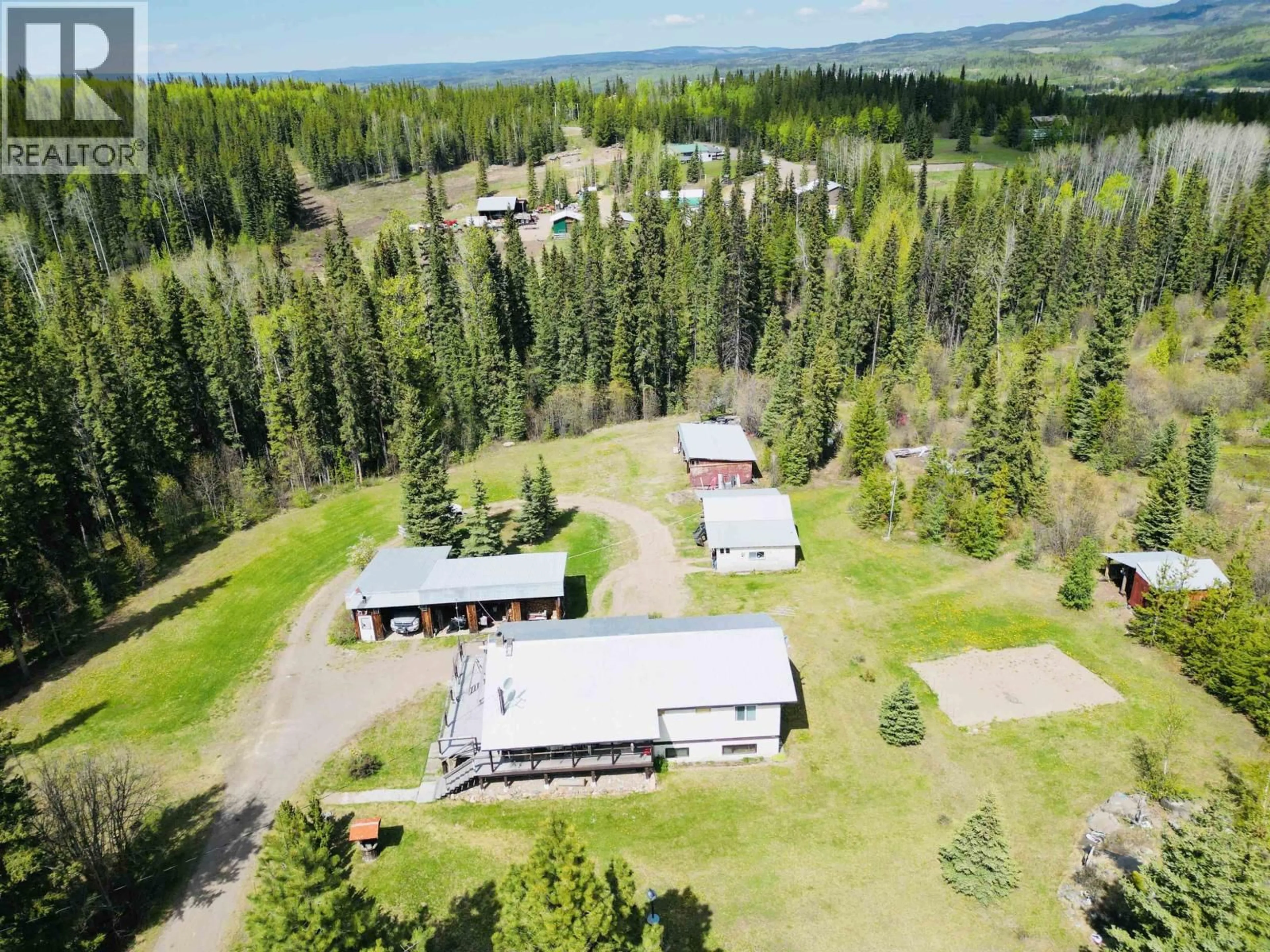 A pic from outside/outdoor area/front of a property/back of a property/a pic from drone, unknown for 2040 BEACH ROAD, Burns Lake British Columbia V0J1E2