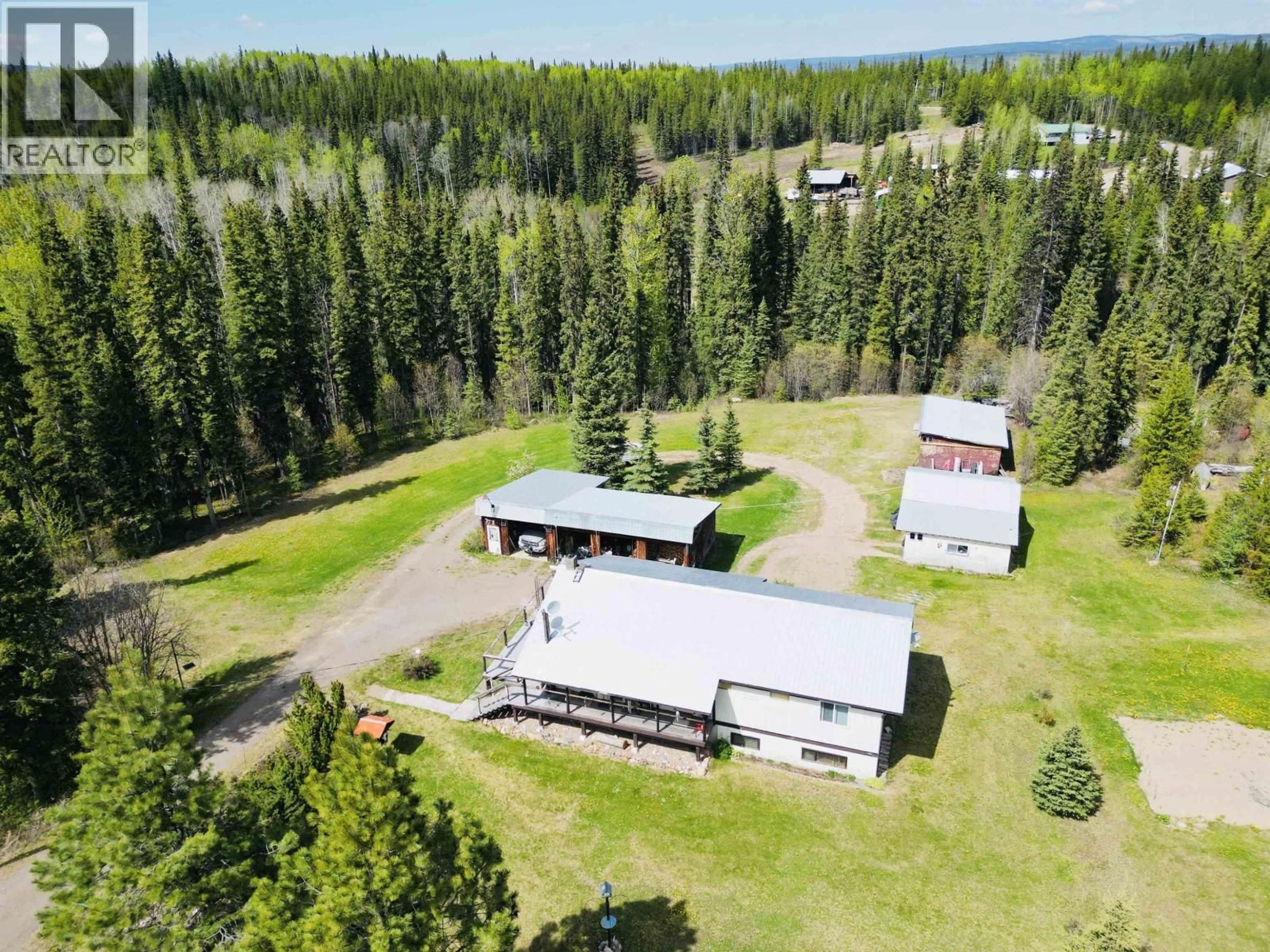 A pic from outside/outdoor area/front of a property/back of a property/a pic from drone, unknown for 2040 BEACH ROAD, Burns Lake British Columbia V0J1E2