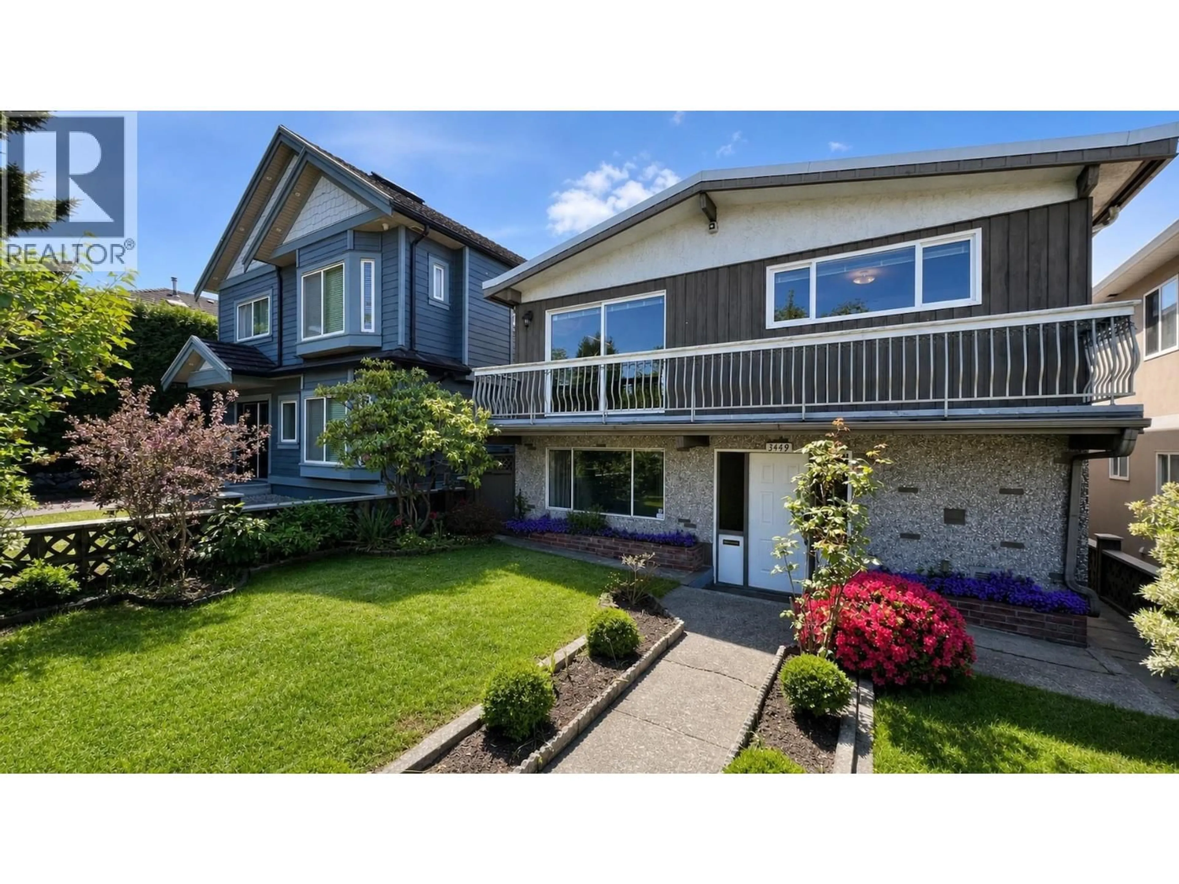 Home with vinyl exterior material, street for 3449 RUPERT STREET, Vancouver British Columbia V5M3V8