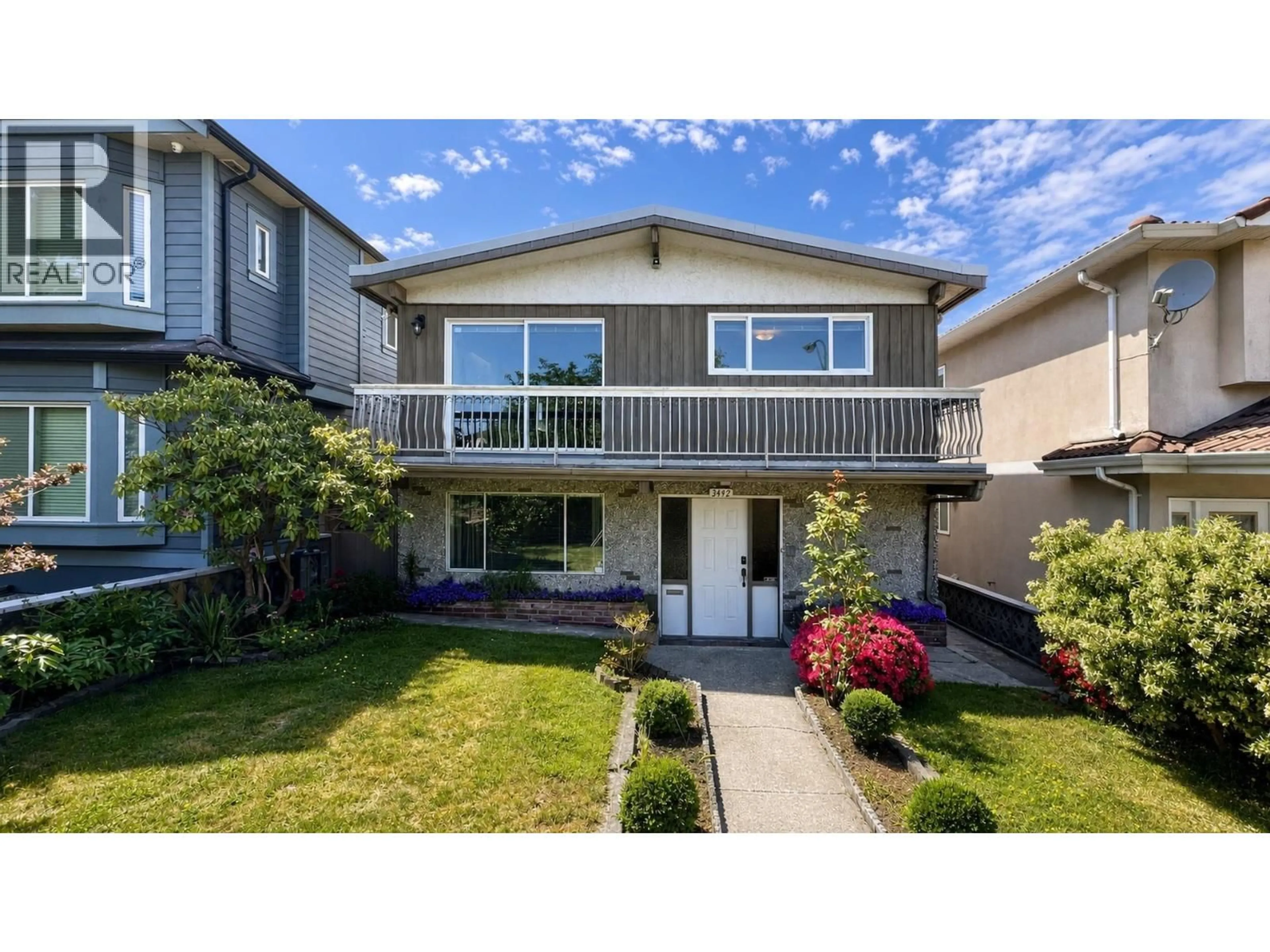 Home with vinyl exterior material, street for 3449 RUPERT STREET, Vancouver British Columbia V5M3V8