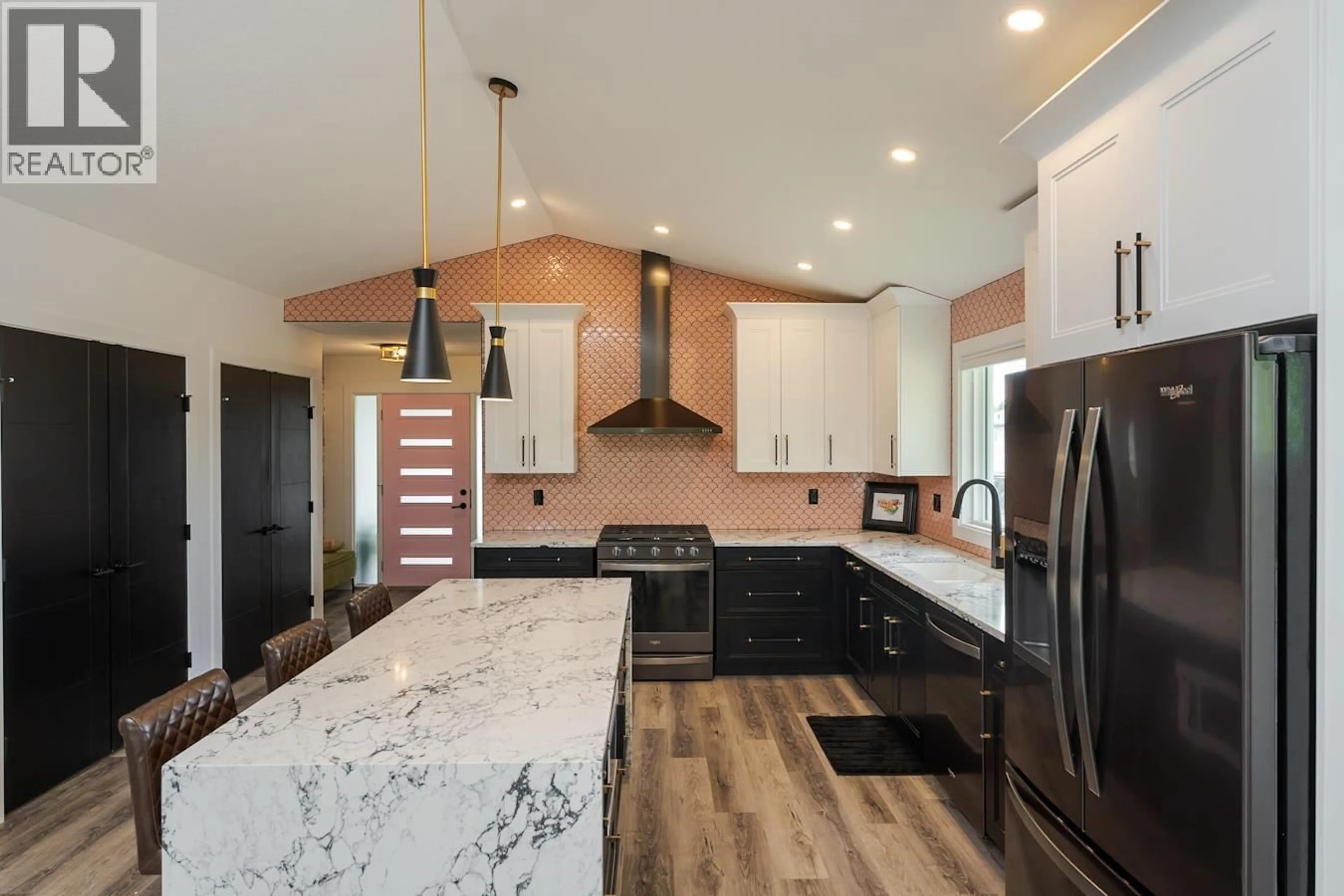 Contemporary kitchen, ceramic/tile floor for 5380 VENTA DRIVE, Prince George British Columbia V2K0B6