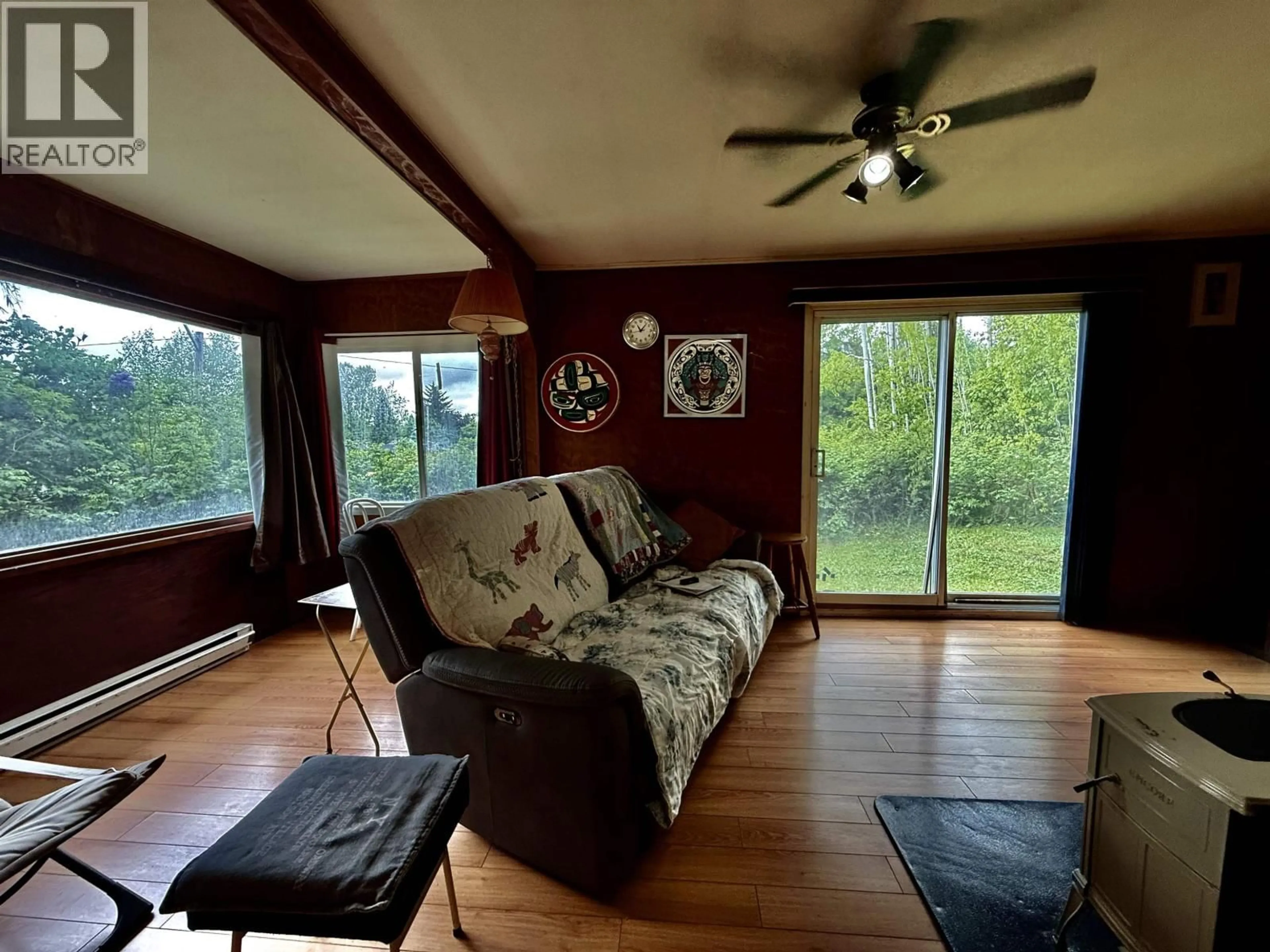 Living room with furniture, wood/laminate floor for 3712 KALUM STREET, Terrace British Columbia V8G2P7