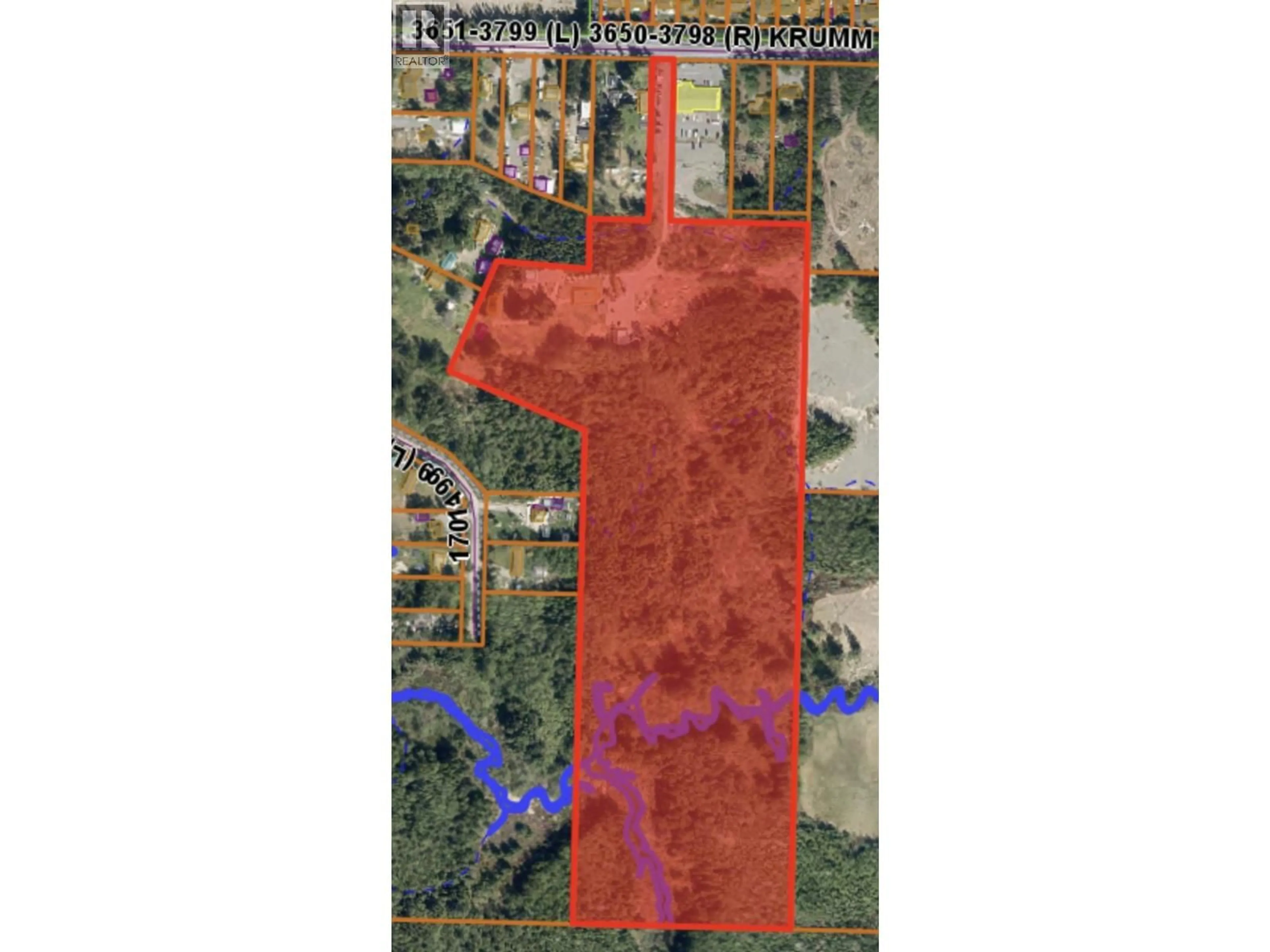 Picture of a map for 3679 KRUMM AVENUE, Thornhill British Columbia V8G4Y2