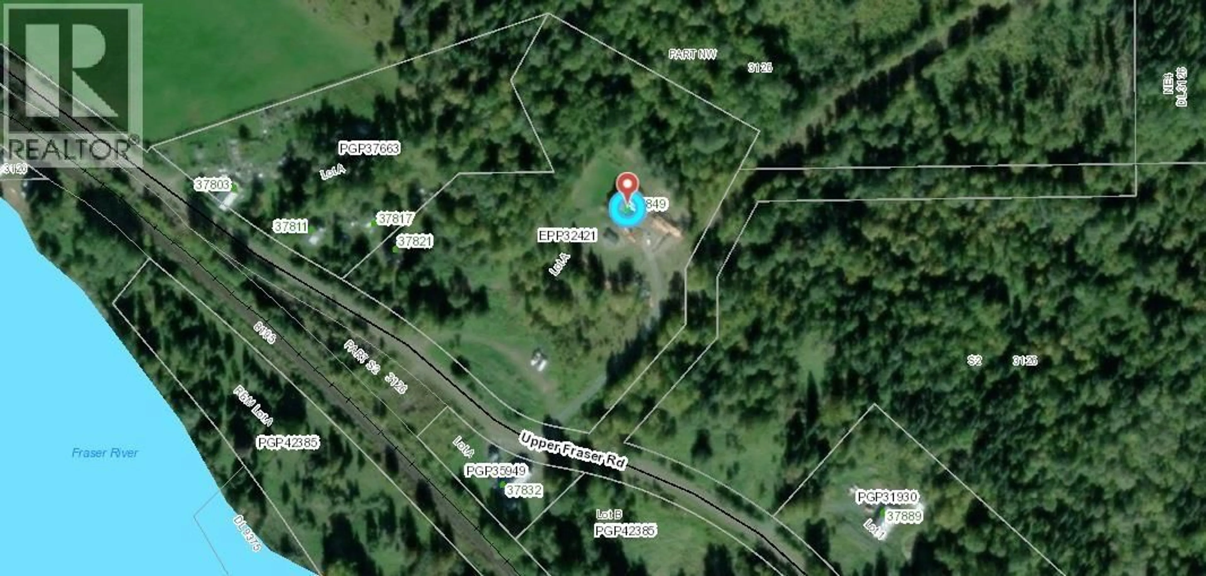 A pic from outside/outdoor area/front of a property/back of a property/a pic from drone, unknown for 37849 UPPER FRASER ROAD, Upper Fraser British Columbia V0J3M0