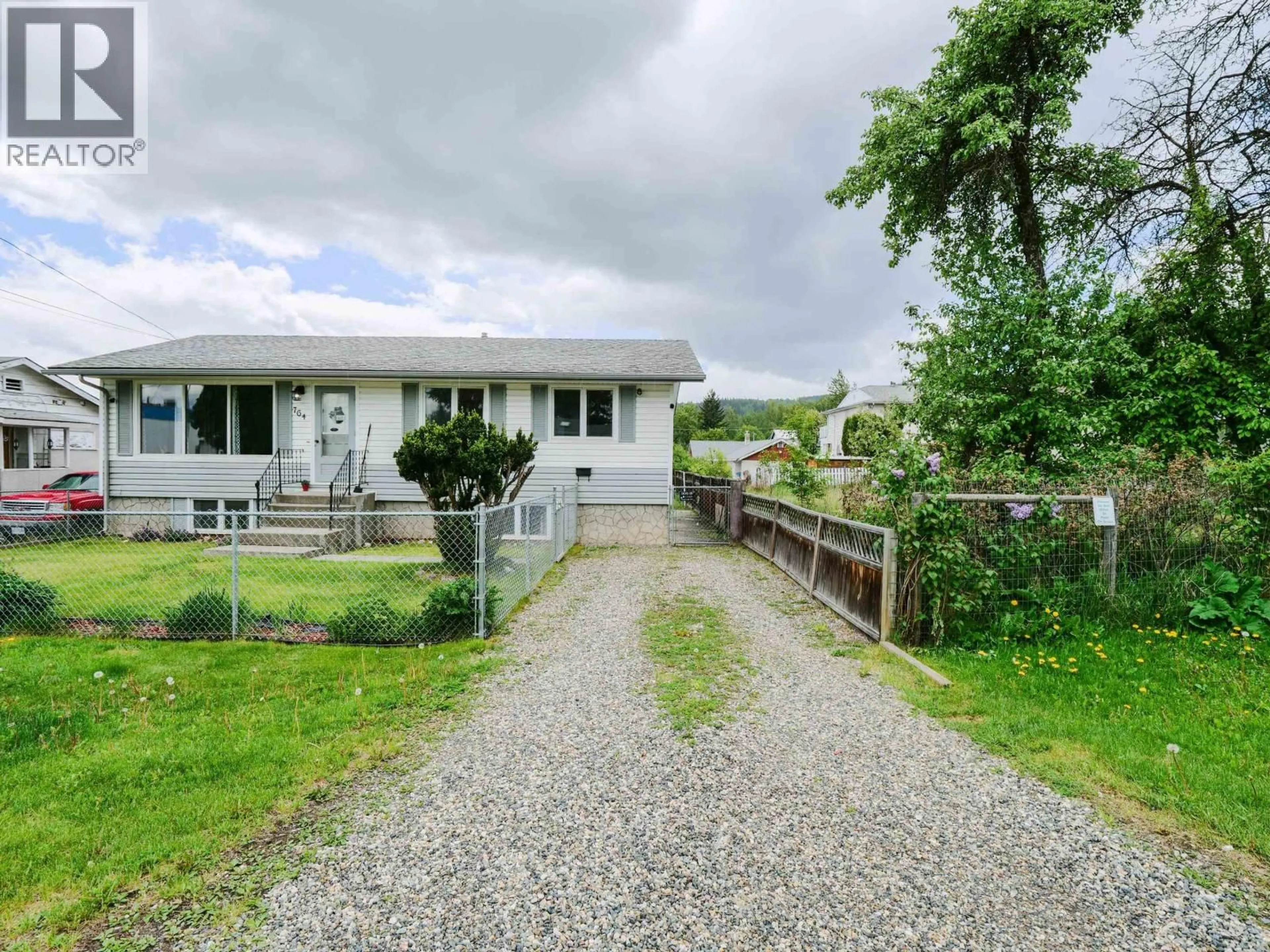 A pic from outside/outdoor area/front of a property/back of a property/a pic from drone, unknown for 764 AVERY AVENUE, Quesnel British Columbia V2J1H1