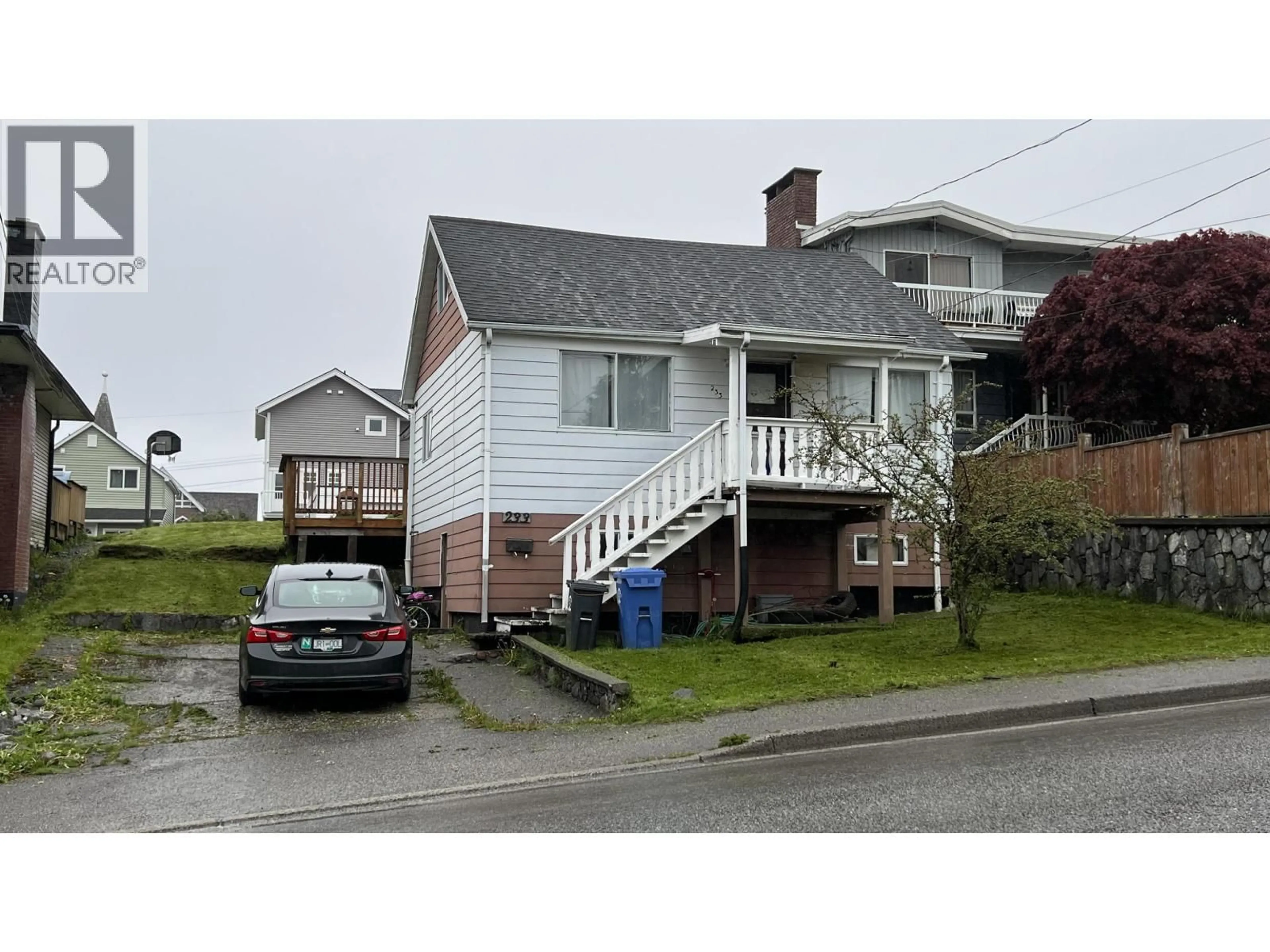 Home with vinyl exterior material, street for 233 5TH AVENUE, Prince Rupert British Columbia V8J1R6