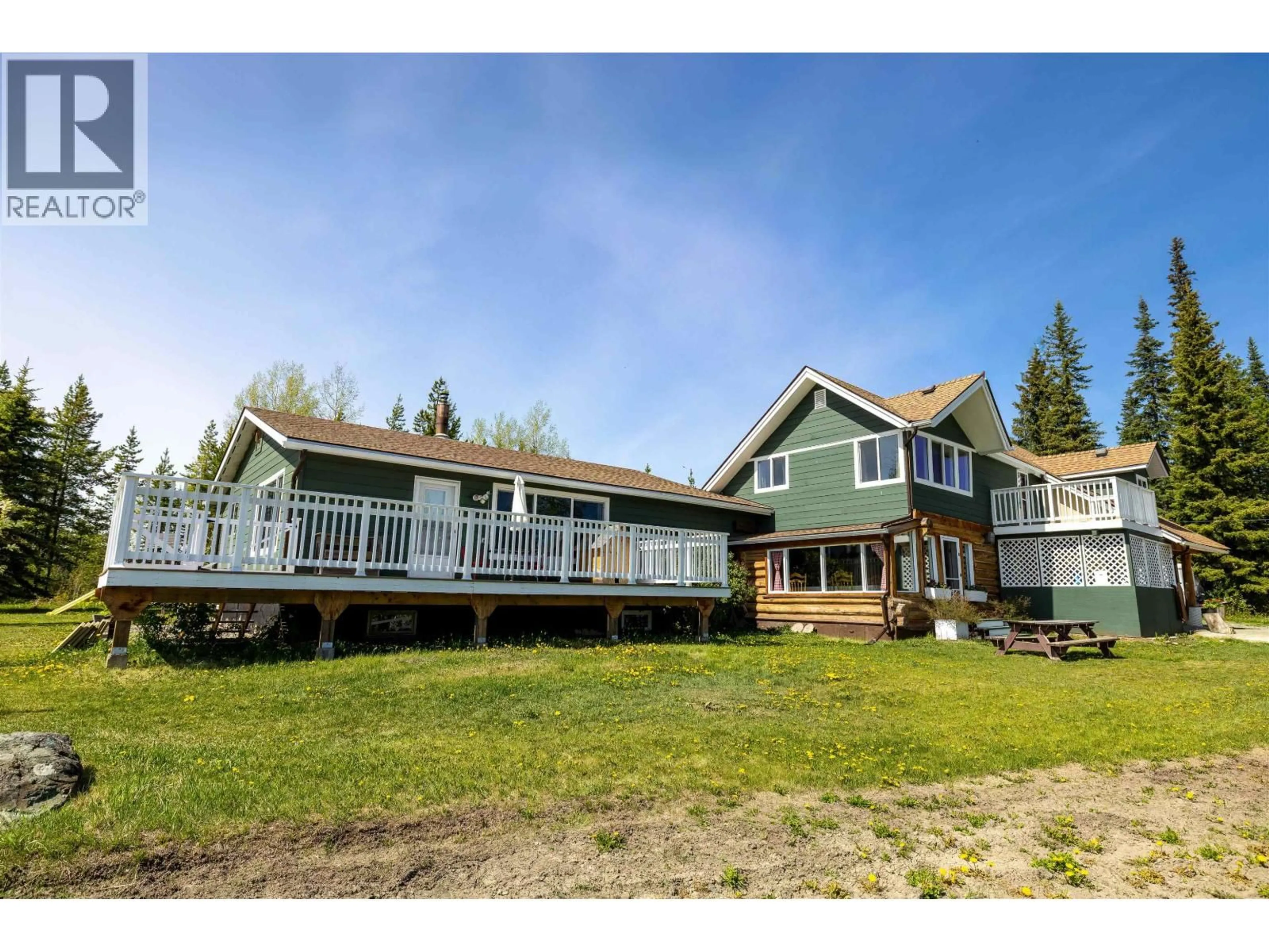 A pic from outside/outdoor area/front of a property/back of a property/a pic from drone, water/lake/river/ocean view for 1000 TACHIE ROAD, Fort St. James British Columbia V0J1P0