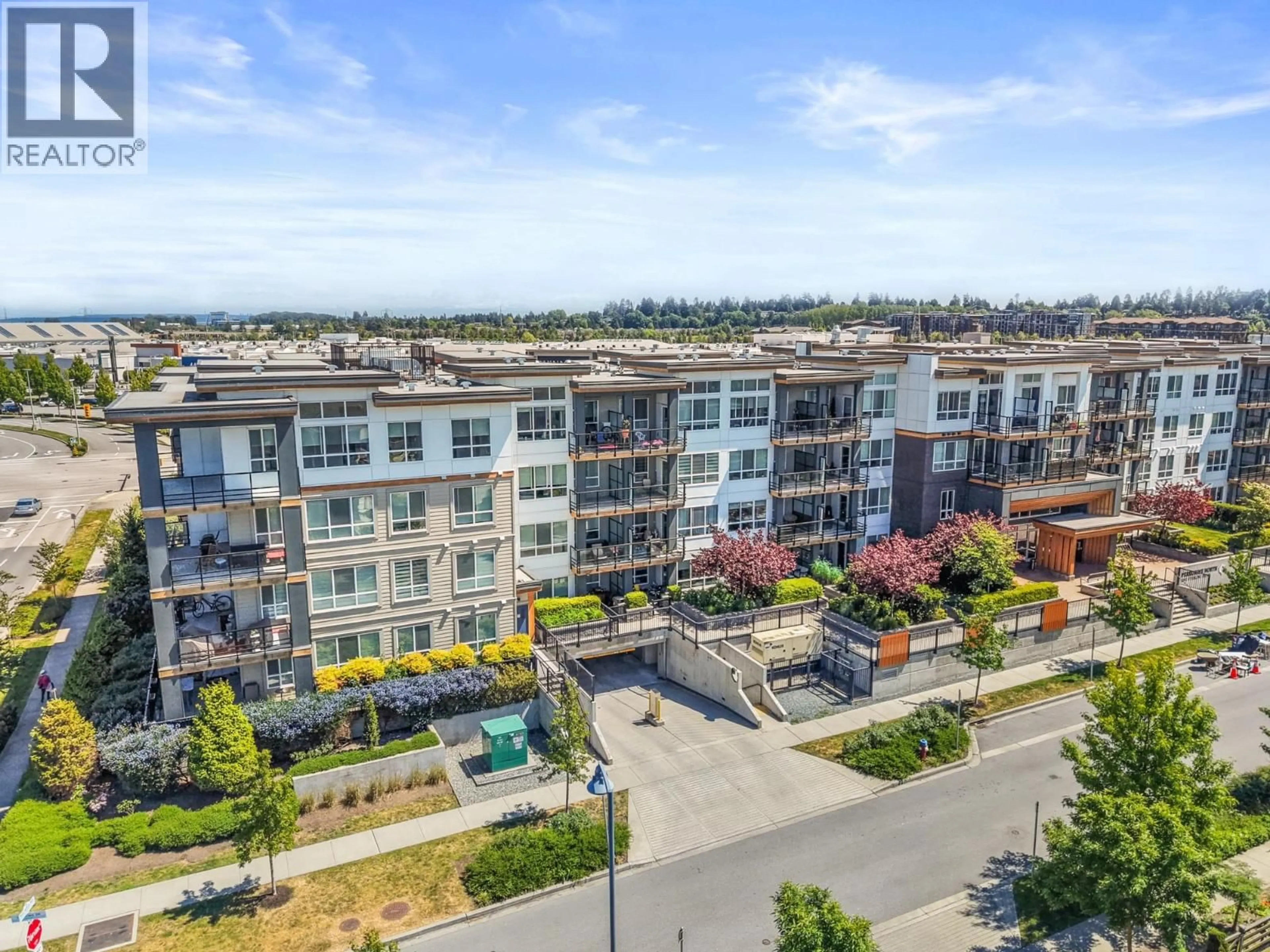 A pic from outside/outdoor area/front of a property/back of a property/a pic from drone, city buildings view from balcony for 204 - 1892 STARLING DRIVE, Delta British Columbia V4M0C7