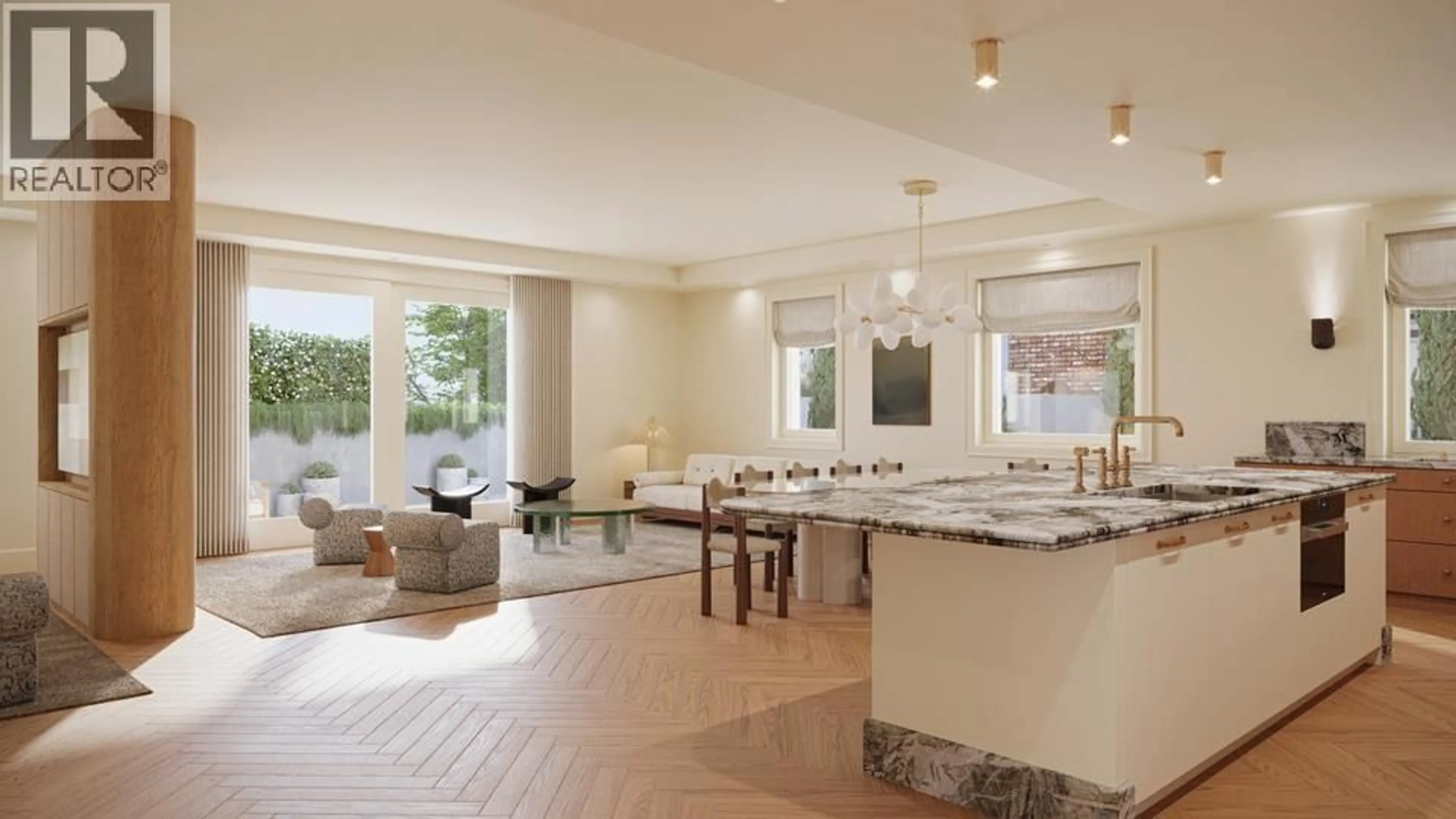 Open concept kitchen, ceramic/tile floor for 1605 ROXBURGH CRESCENT, Vancouver British Columbia V6M3E8