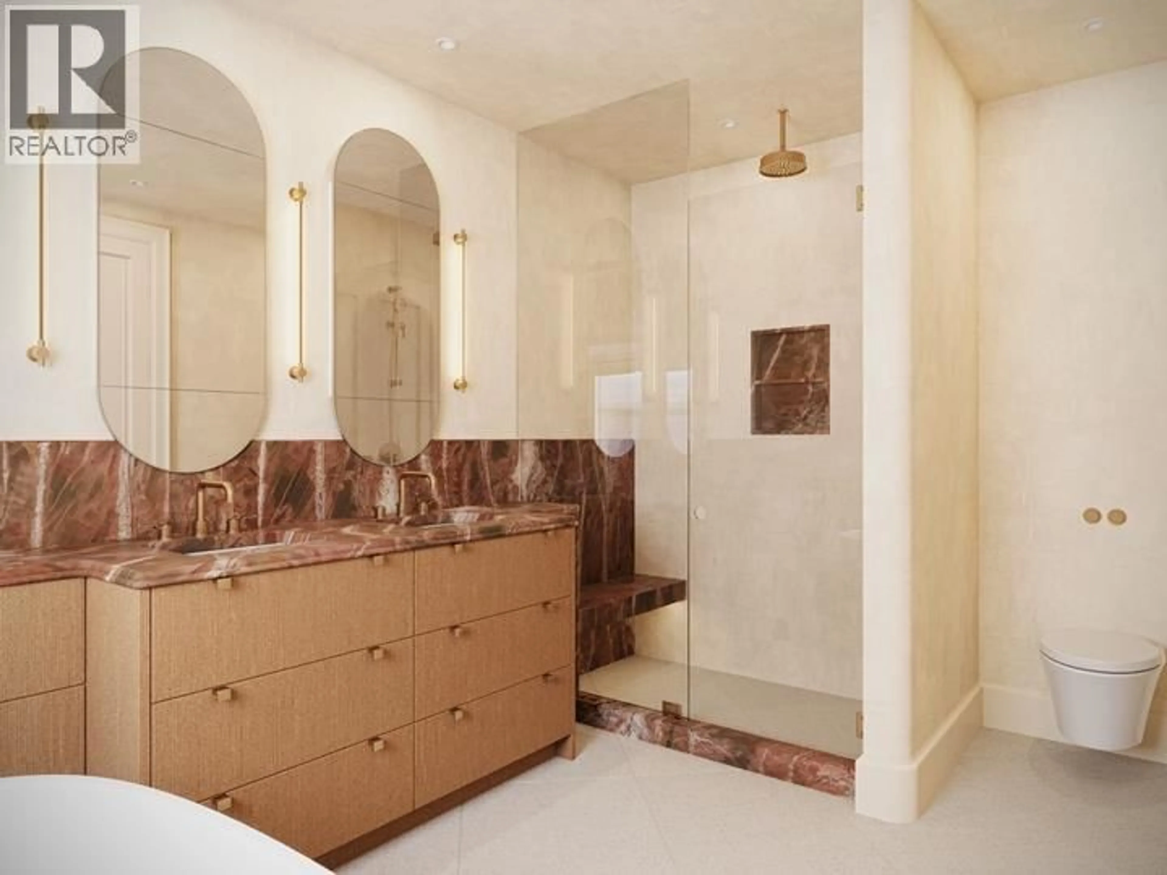 Contemporary bathroom, ceramic/tile floor for 1605 ROXBURGH CRESCENT, Vancouver British Columbia V6M3E8