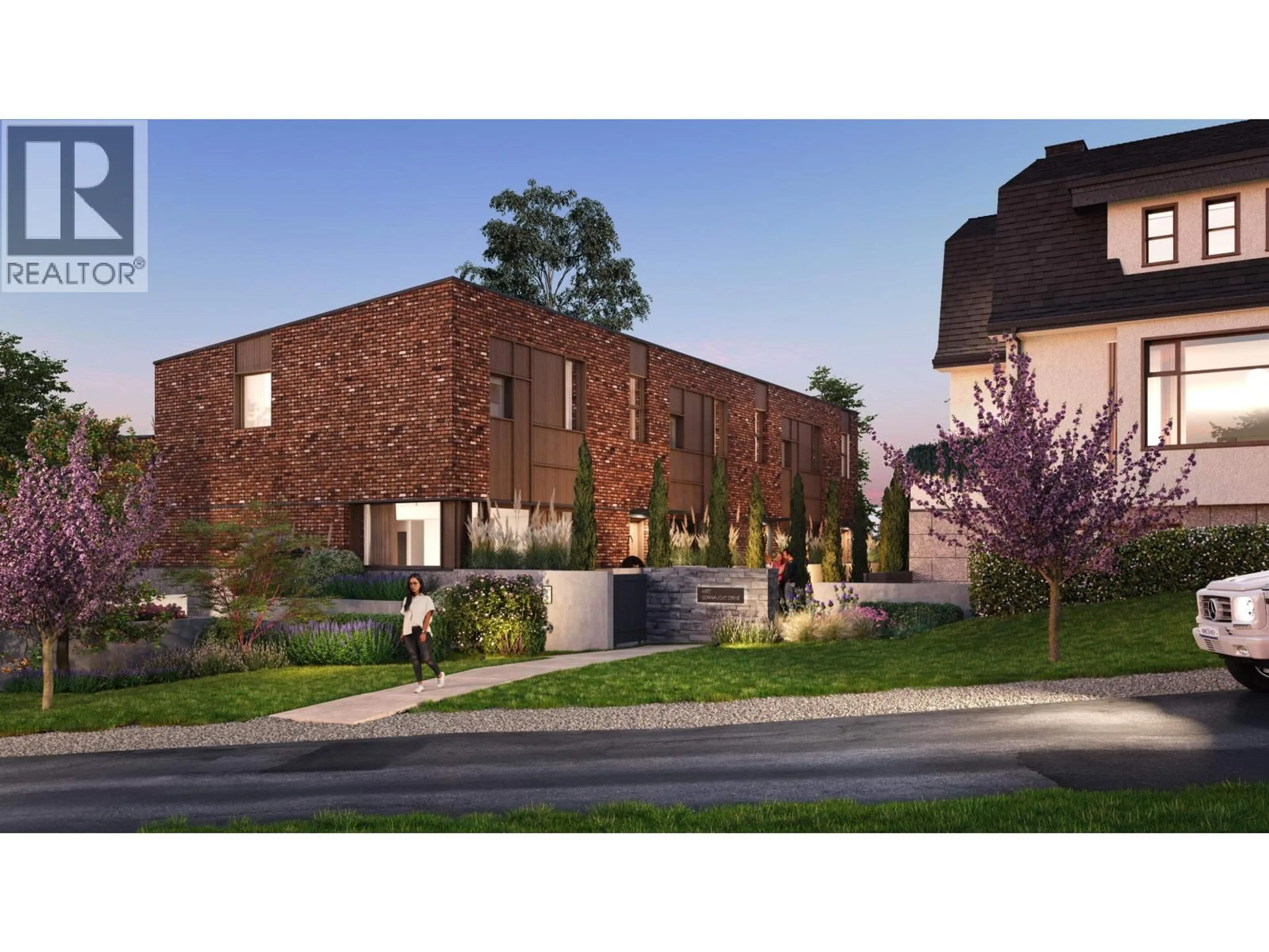 Home with brick exterior material, street for 3 - 1610 ROXBURGH CRESCENT, Vancouver British Columbia V6M3E8