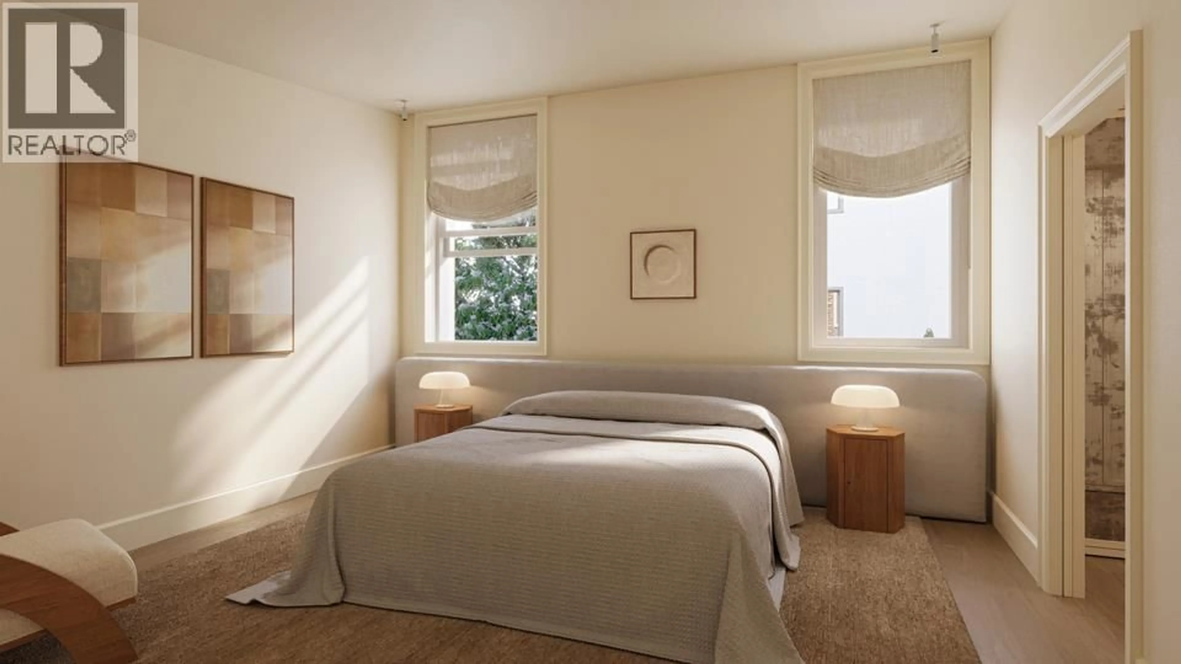 Bedroom with bed, unknown for 3 - 1610 ROXBURGH CRESCENT, Vancouver British Columbia V6M3E8