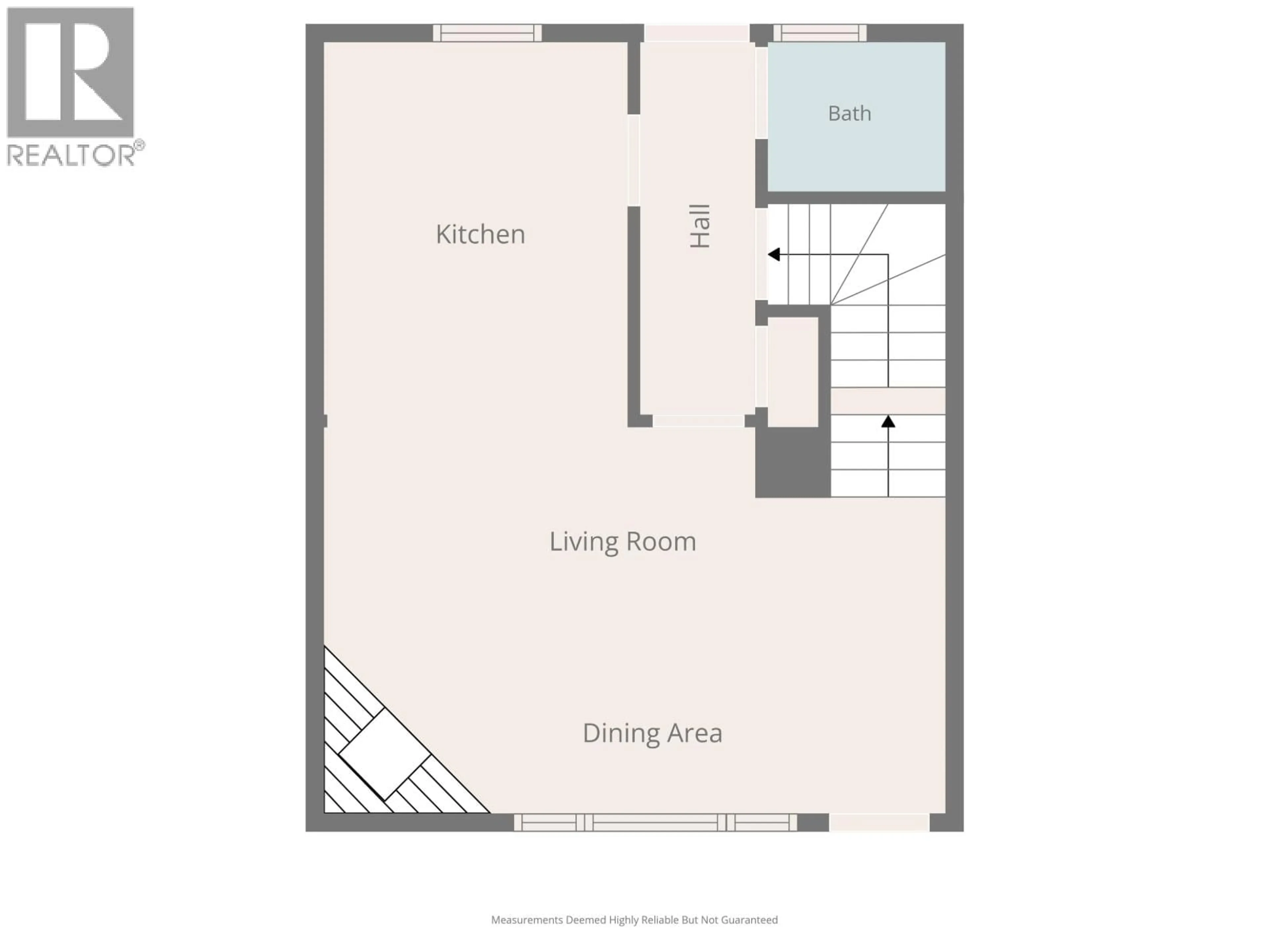 Floor plan for 102 - 190 MCINTYRE CRESCENT, Prince George British Columbia V2M6A8