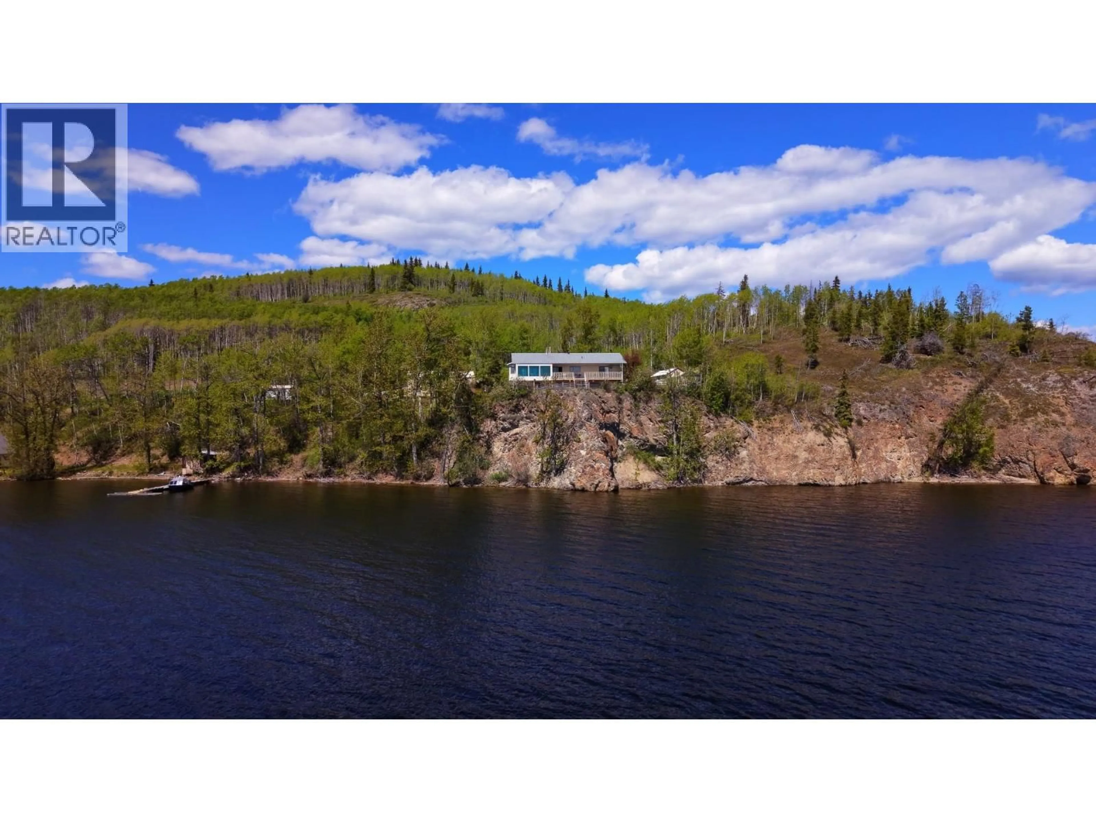 A pic from outside/outdoor area/front of a property/back of a property/a pic from drone, water/lake/river/ocean view for 6235 COLLEYMOUNT ROAD, Burns Lake British Columbia V0J1E2