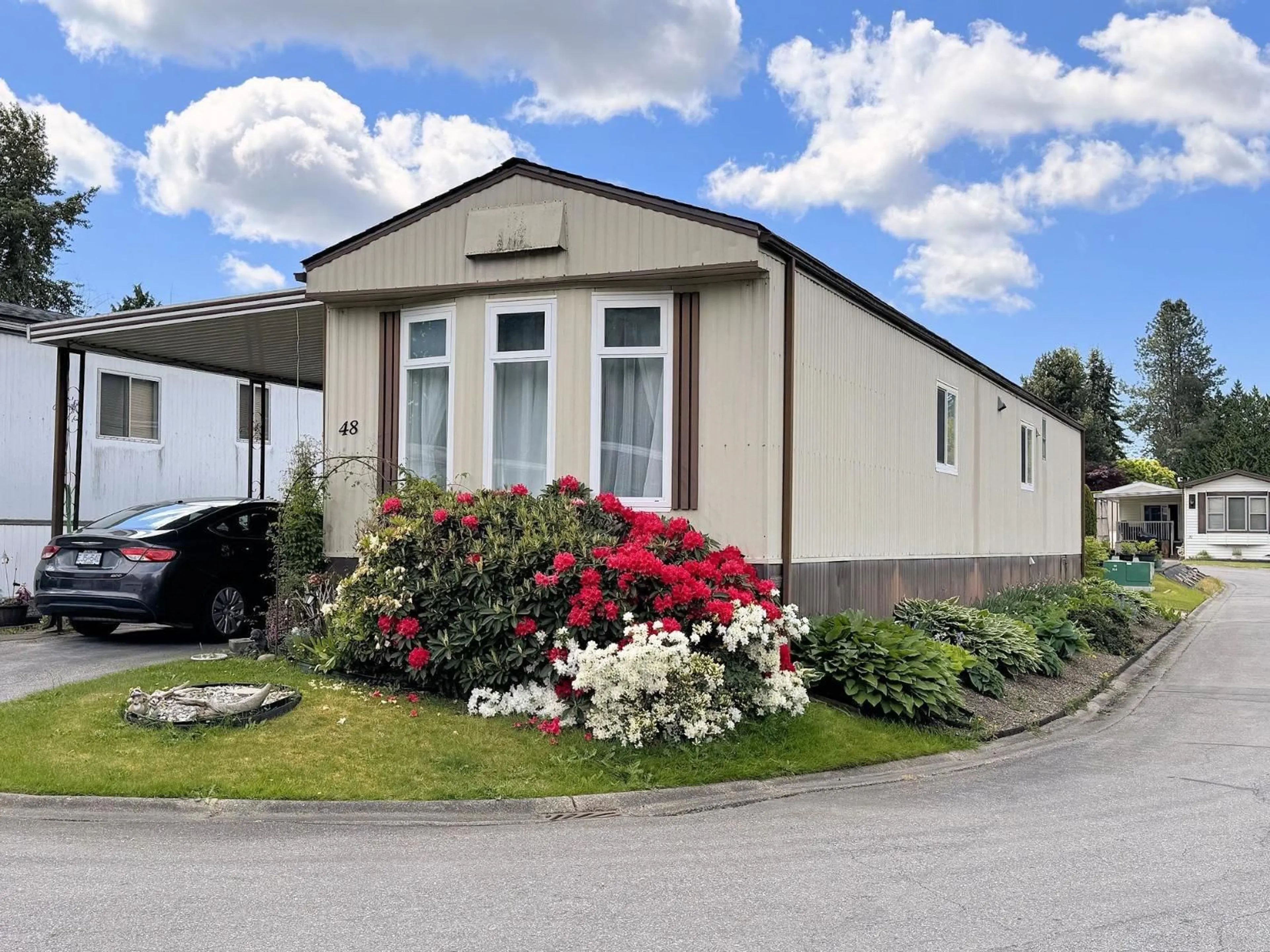 Home with vinyl exterior material, street for 48 - 13507 81 AVENUE, Surrey British Columbia V3W3C6