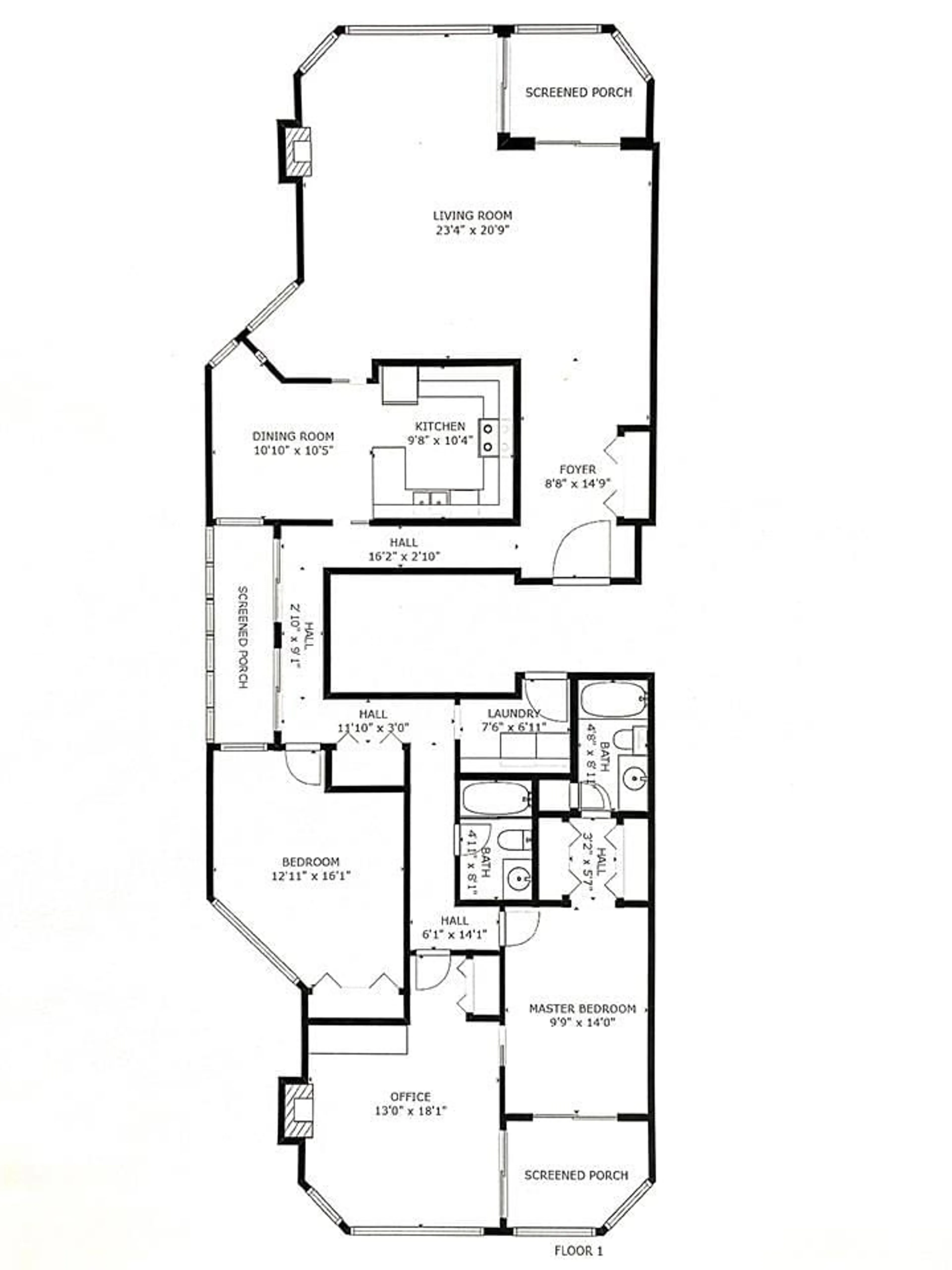 Floor plan for 302 - 32098 GEORGE FERGUSON WAY, Abbotsford British Columbia V2T2K6