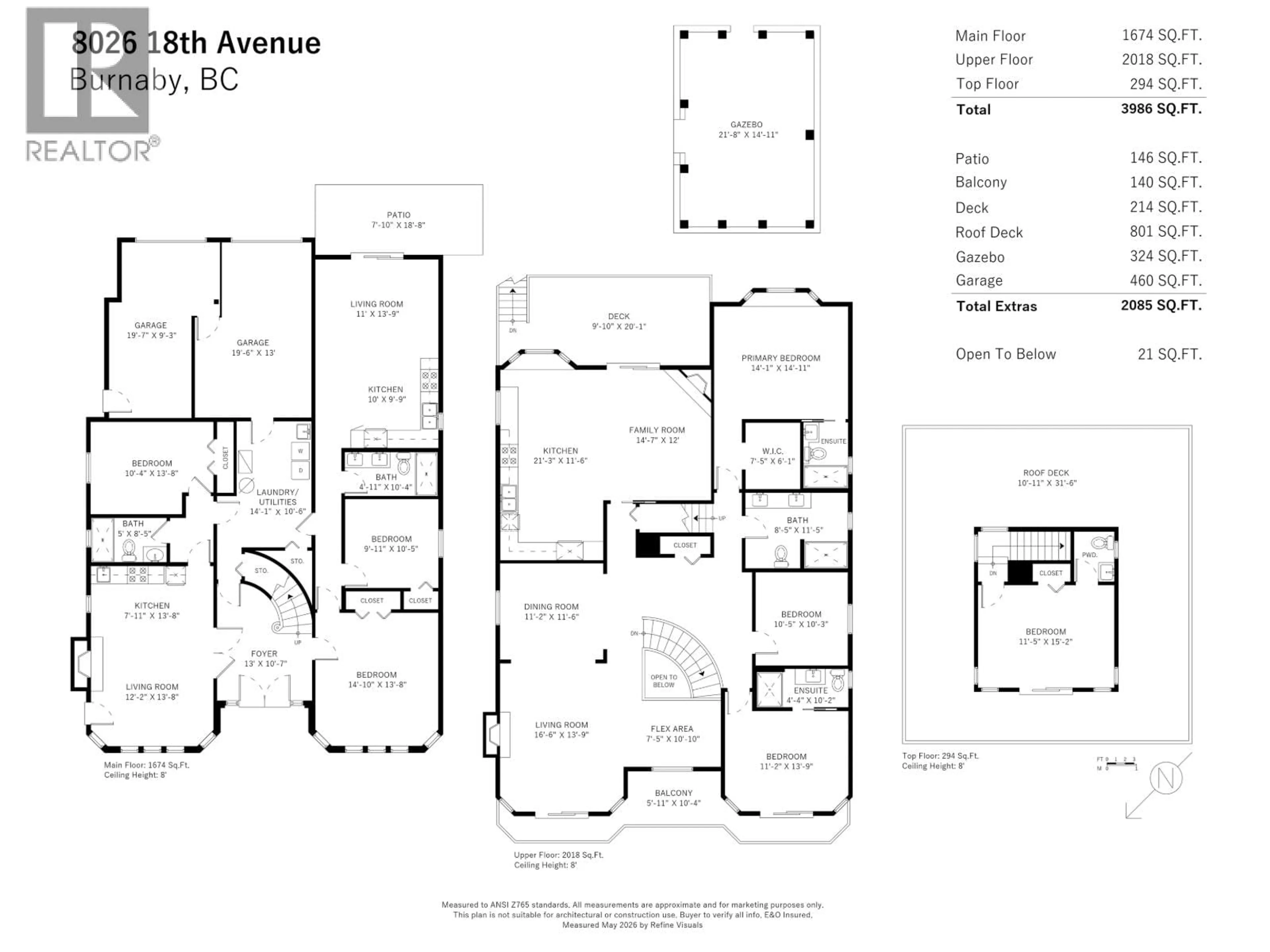 Floor plan for 8026 18TH AVENUE, Burnaby British Columbia V3N1J8