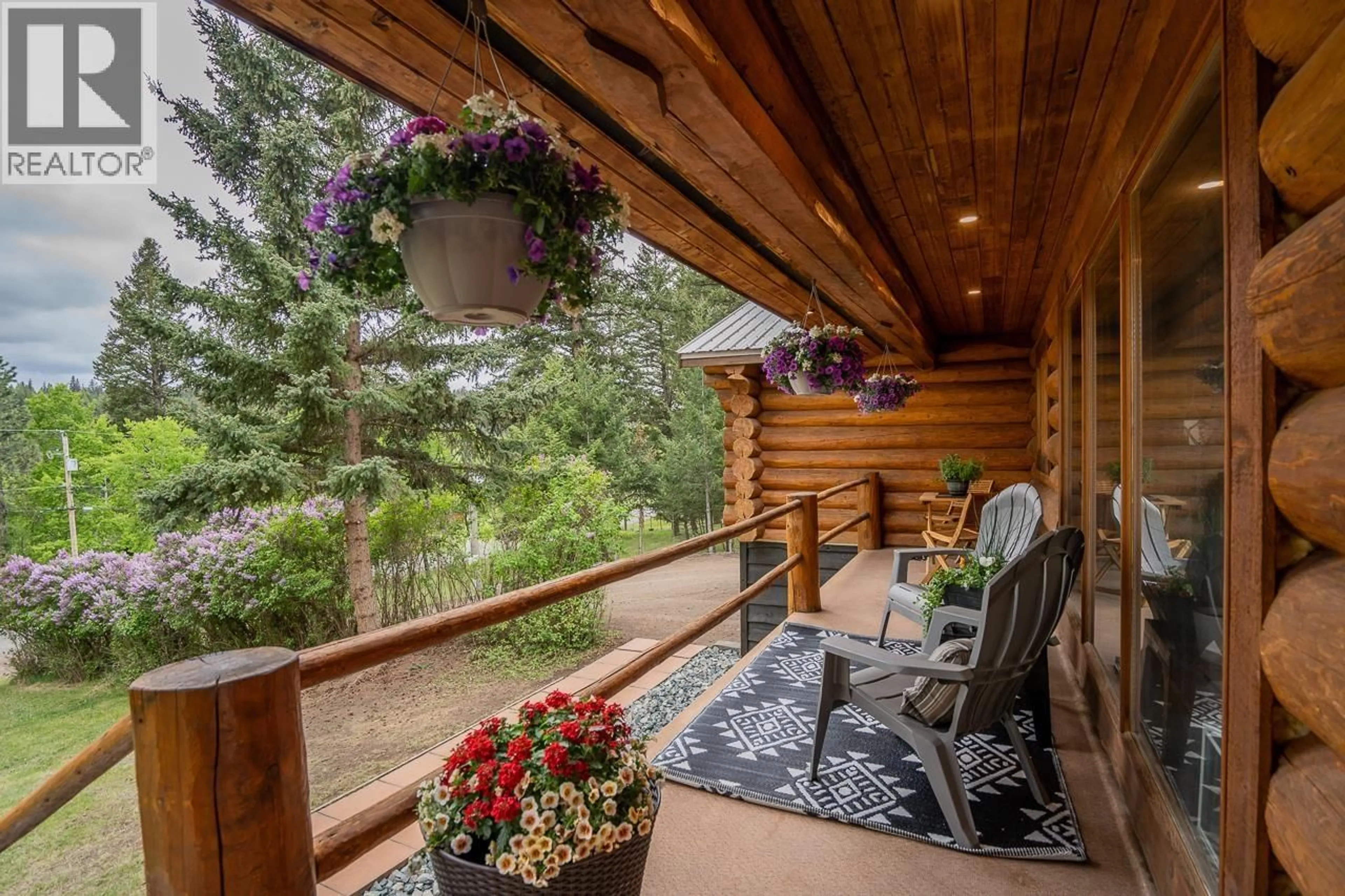 Patio, forest/trees view for 5172 KALLUM DRIVE, 108 Mile Ranch British Columbia V0K2Z0