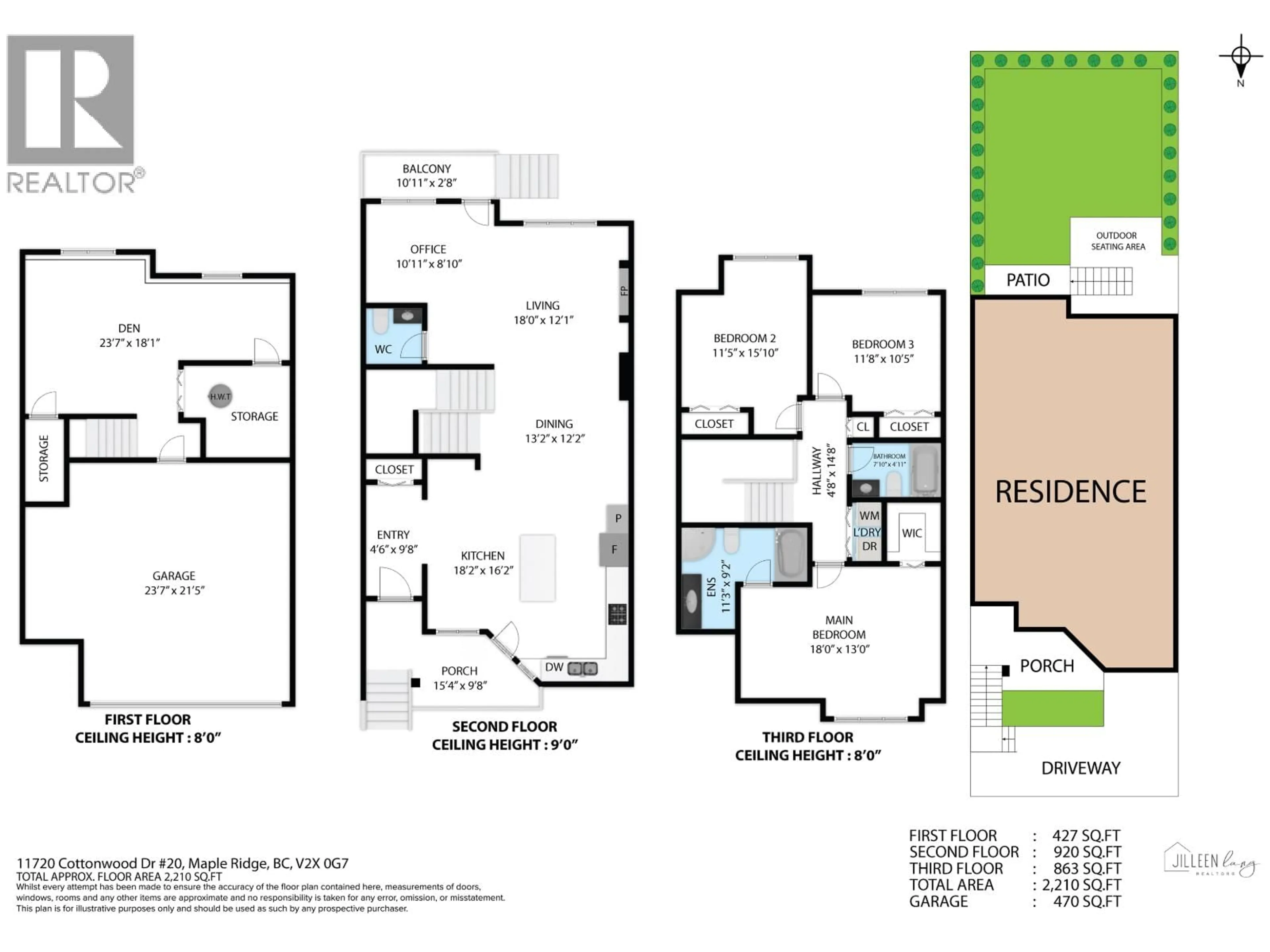 Floor plan for 20 - 11720 COTTONWOOD DRIVE, Maple Ridge British Columbia V2X0G7