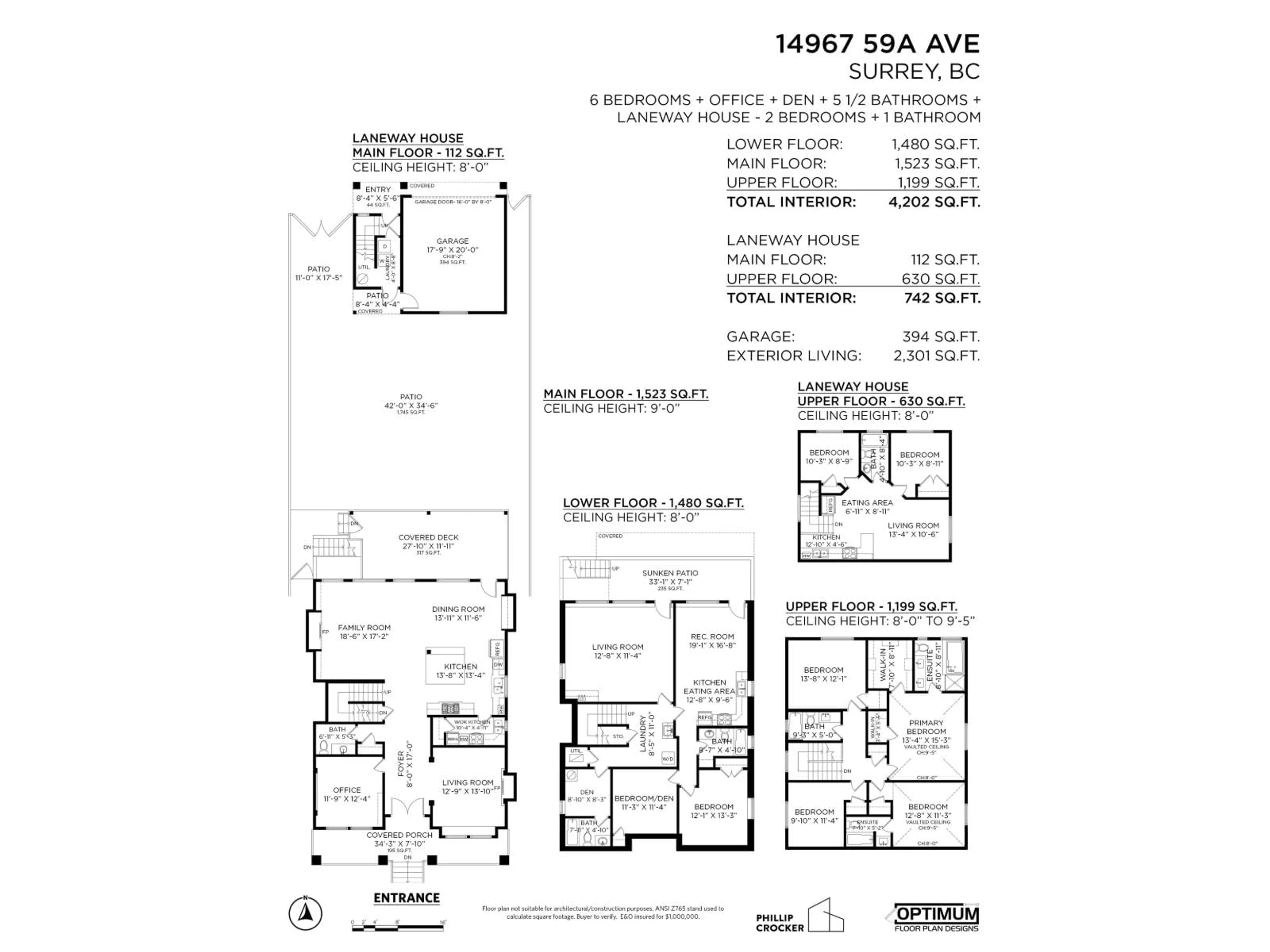 Floor plan for 14967 59A AVENUE, Surrey British Columbia V3S1H9