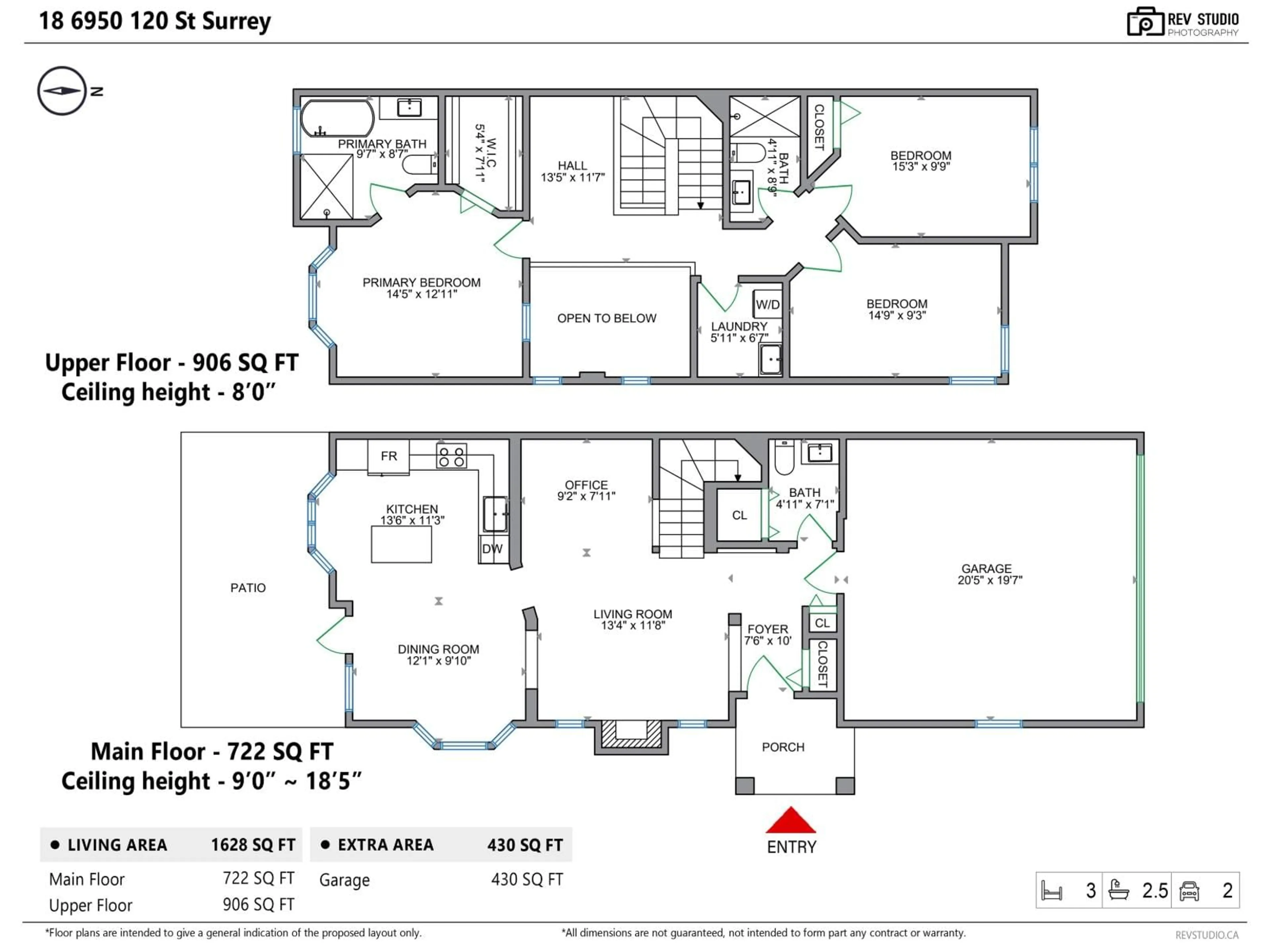 Floor plan for 18 - 6950 120 STREET, Surrey British Columbia V3W3M7