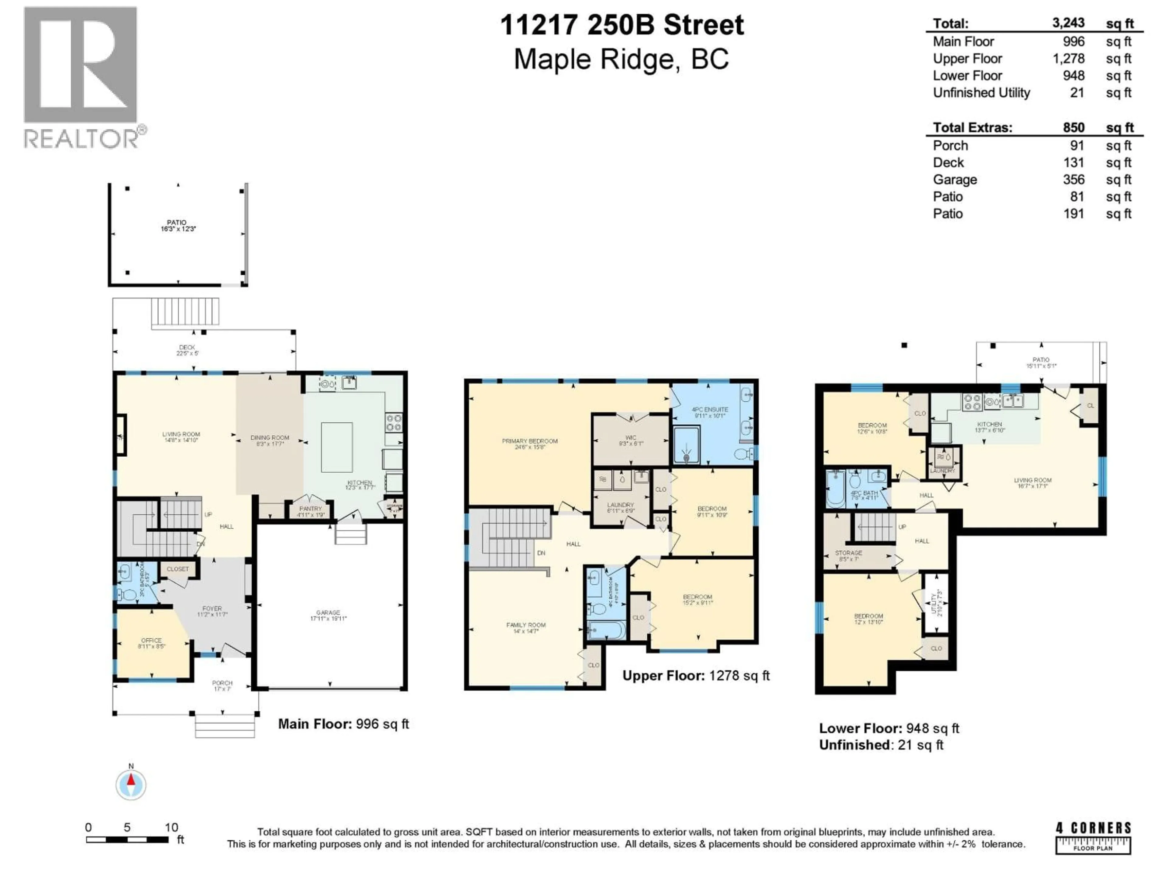 Floor plan for 11217 250B STREET, Maple Ridge British Columbia V2W0K6