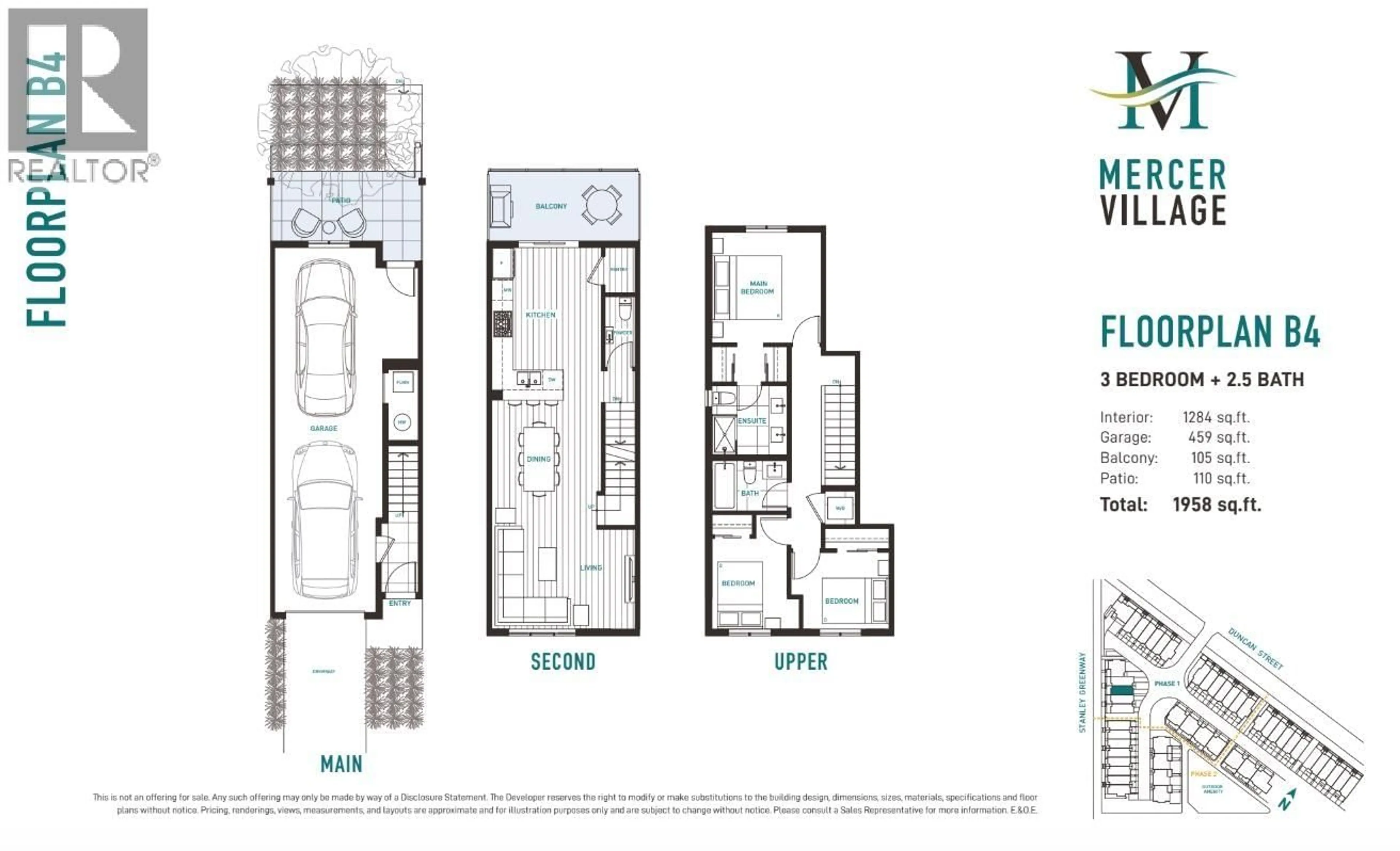 Floor plan for 10 - 388 DUNCAN STREET, New Westminster British Columbia V3M0P9
