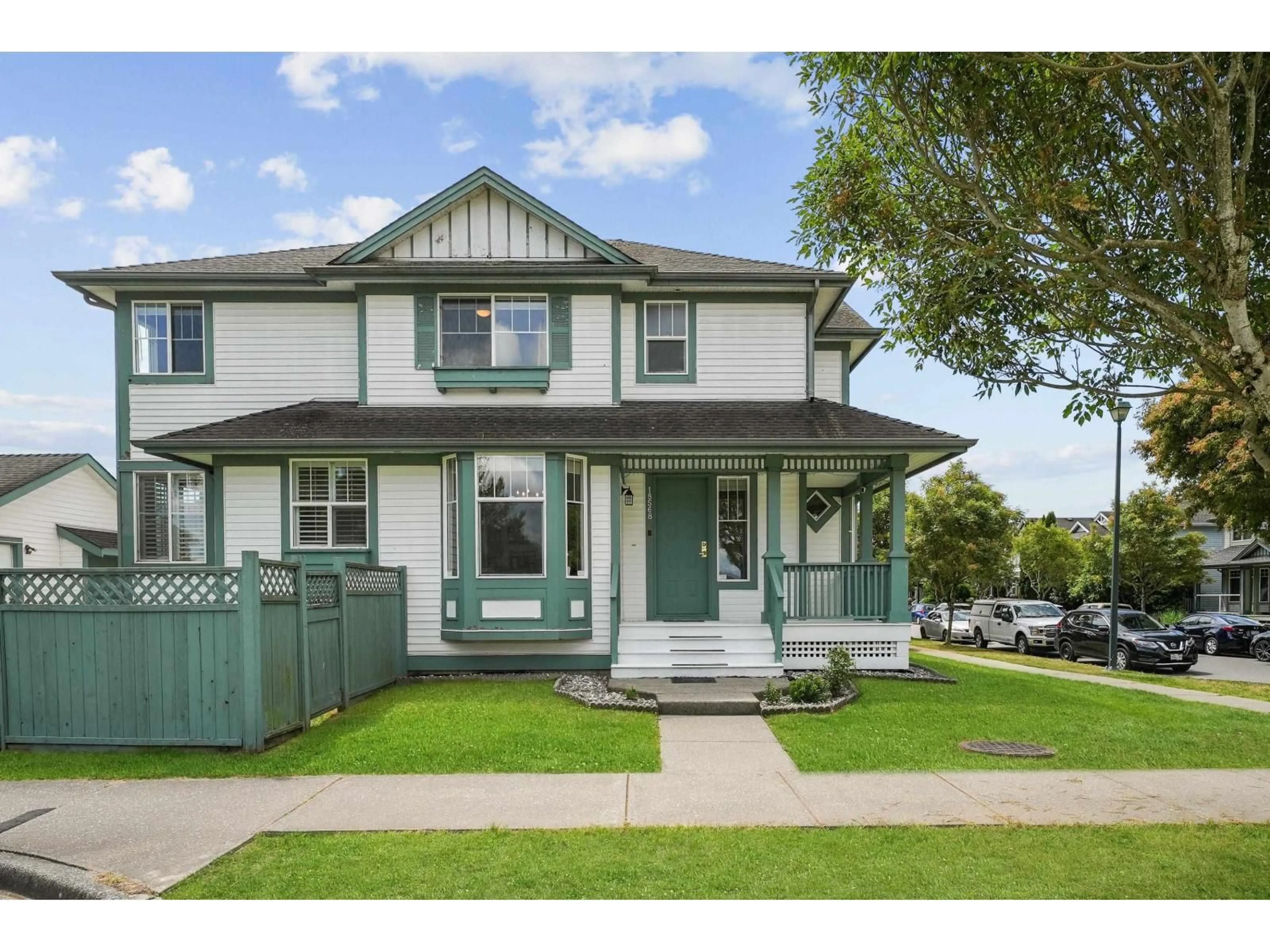 Home with vinyl exterior material, street for 18568 64B AVENUE, Surrey British Columbia V3S8S9