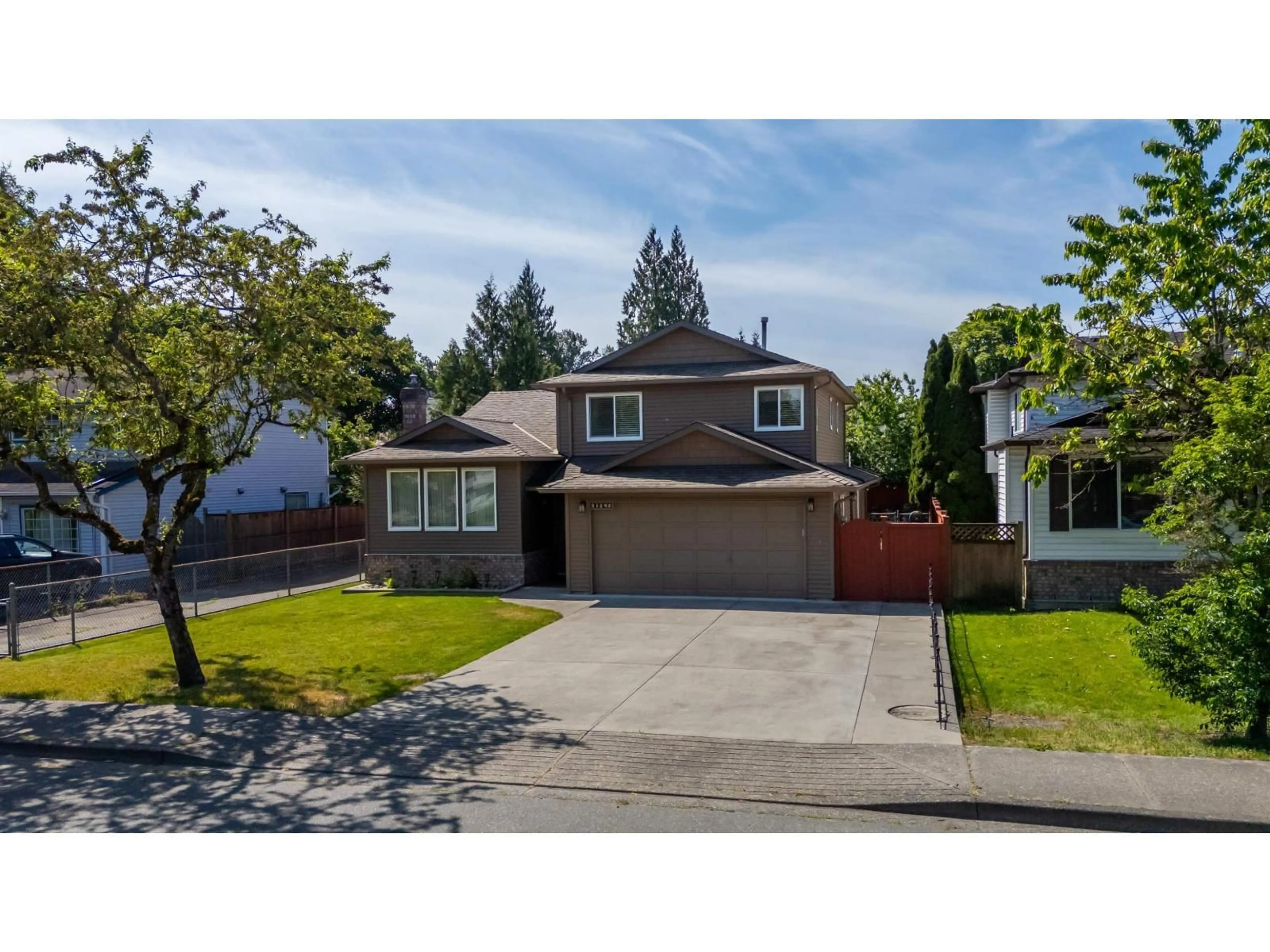 Home with vinyl exterior material, street for 21242 92 AVENUE, Langley British Columbia V1M1L2