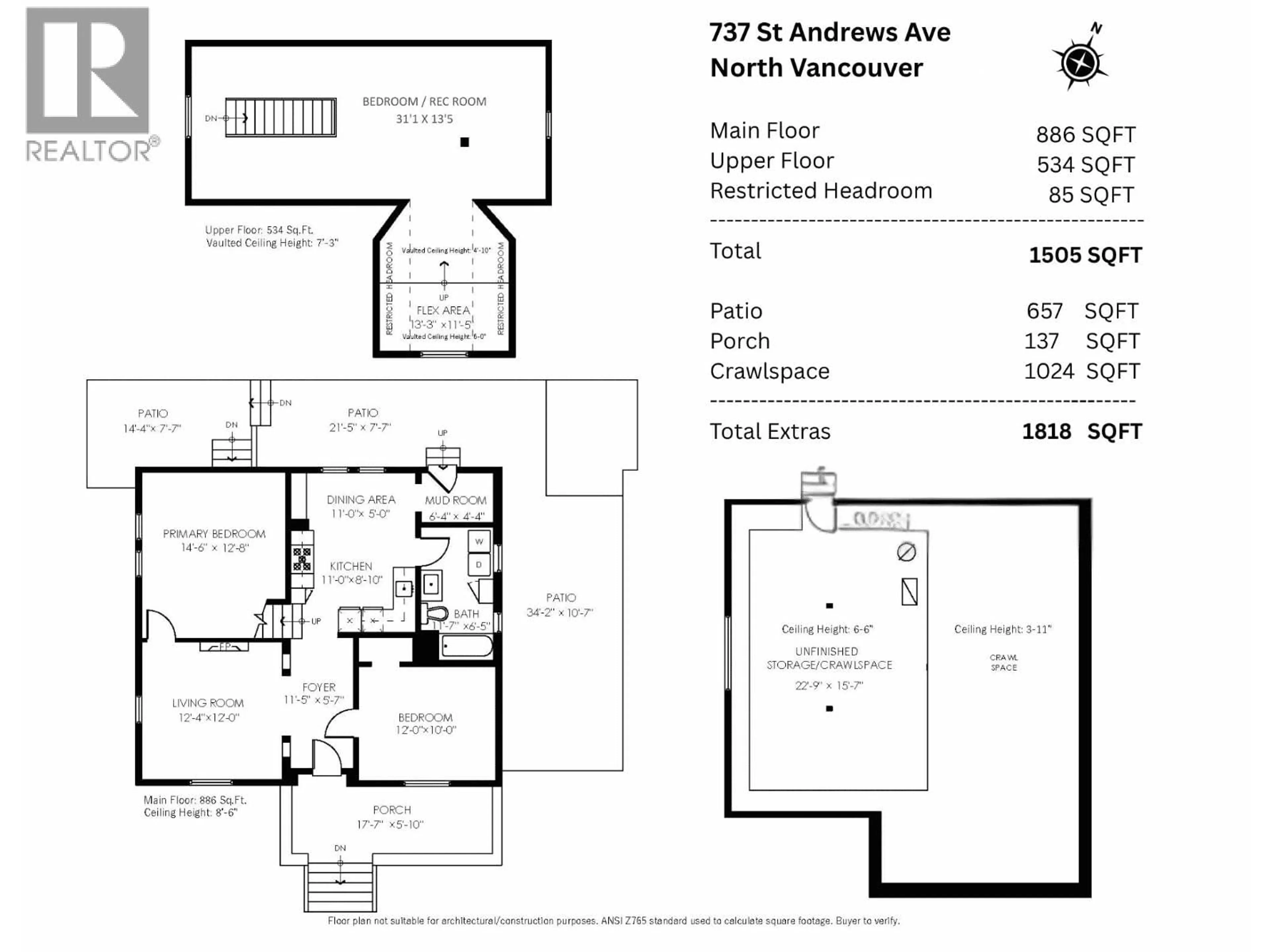Floor plan for 737-745 ST. ANDREWS AVENUE, North Vancouver British Columbia V7L3L1