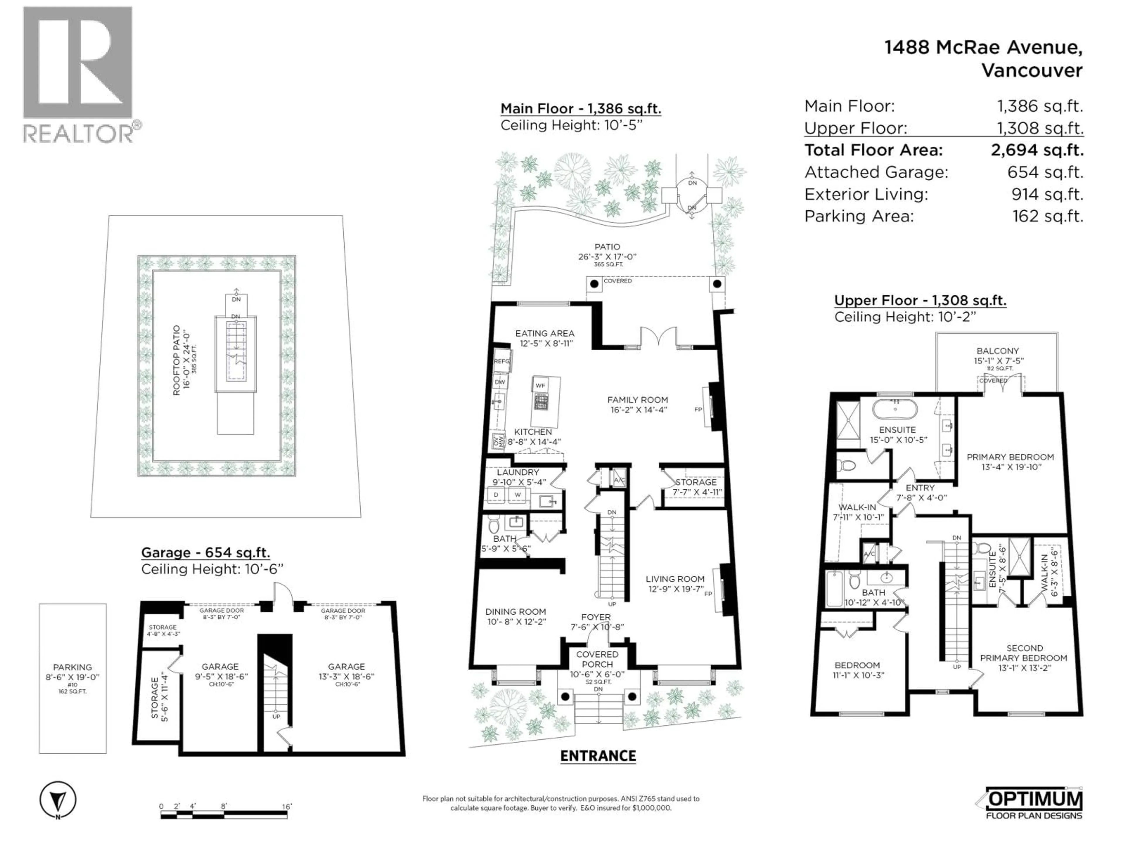 Floor plan for 1488 MCRAE AVENUE, Vancouver British Columbia V6H0B2