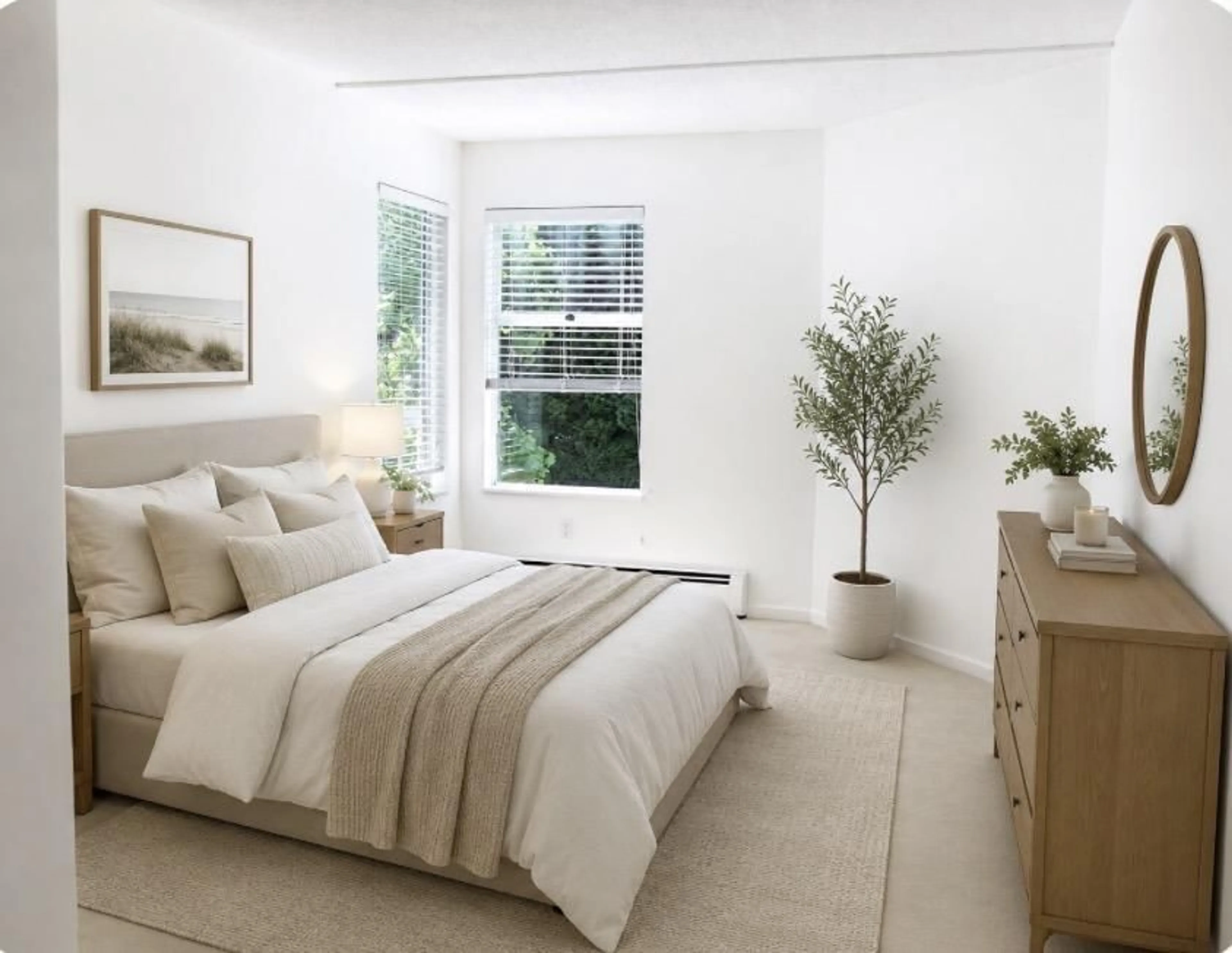 Bedroom with bed, unknown for 205 - 1850 SOUTHMERE CRESCENT, Surrey British Columbia V4A6Y6