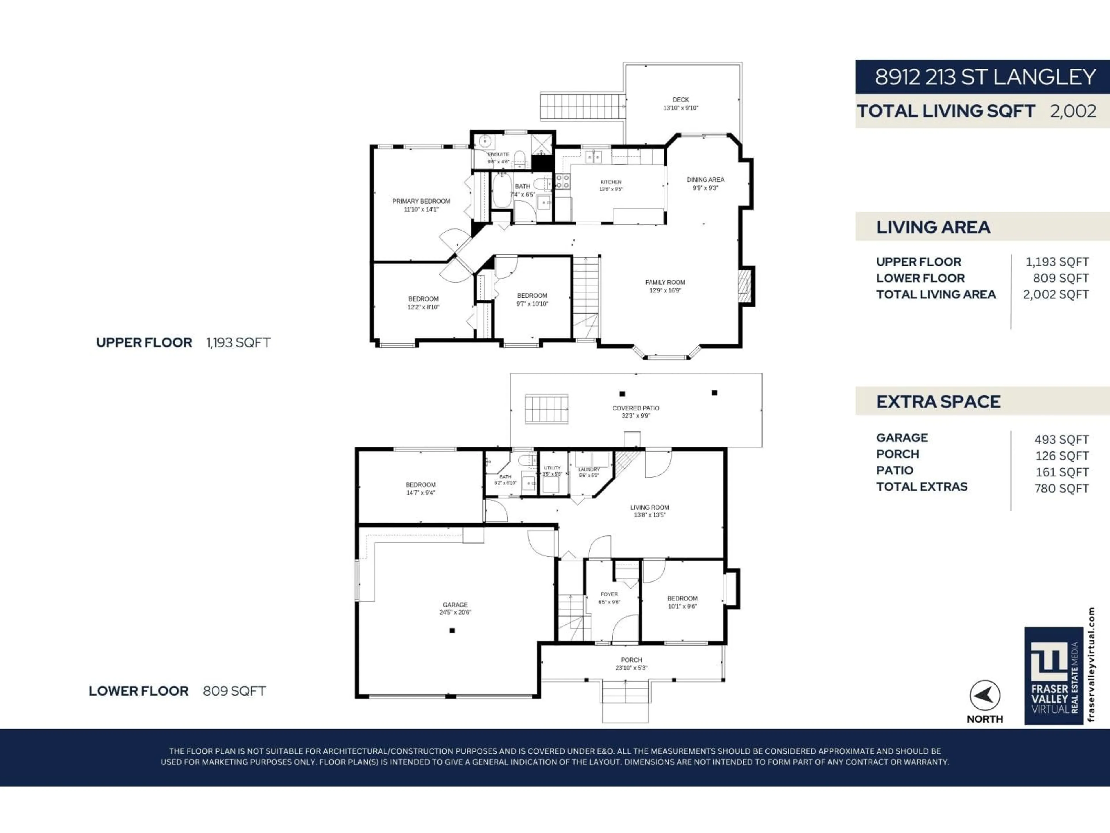 Floor plan for 8912 213 STREET, Langley British Columbia V1M1Z3