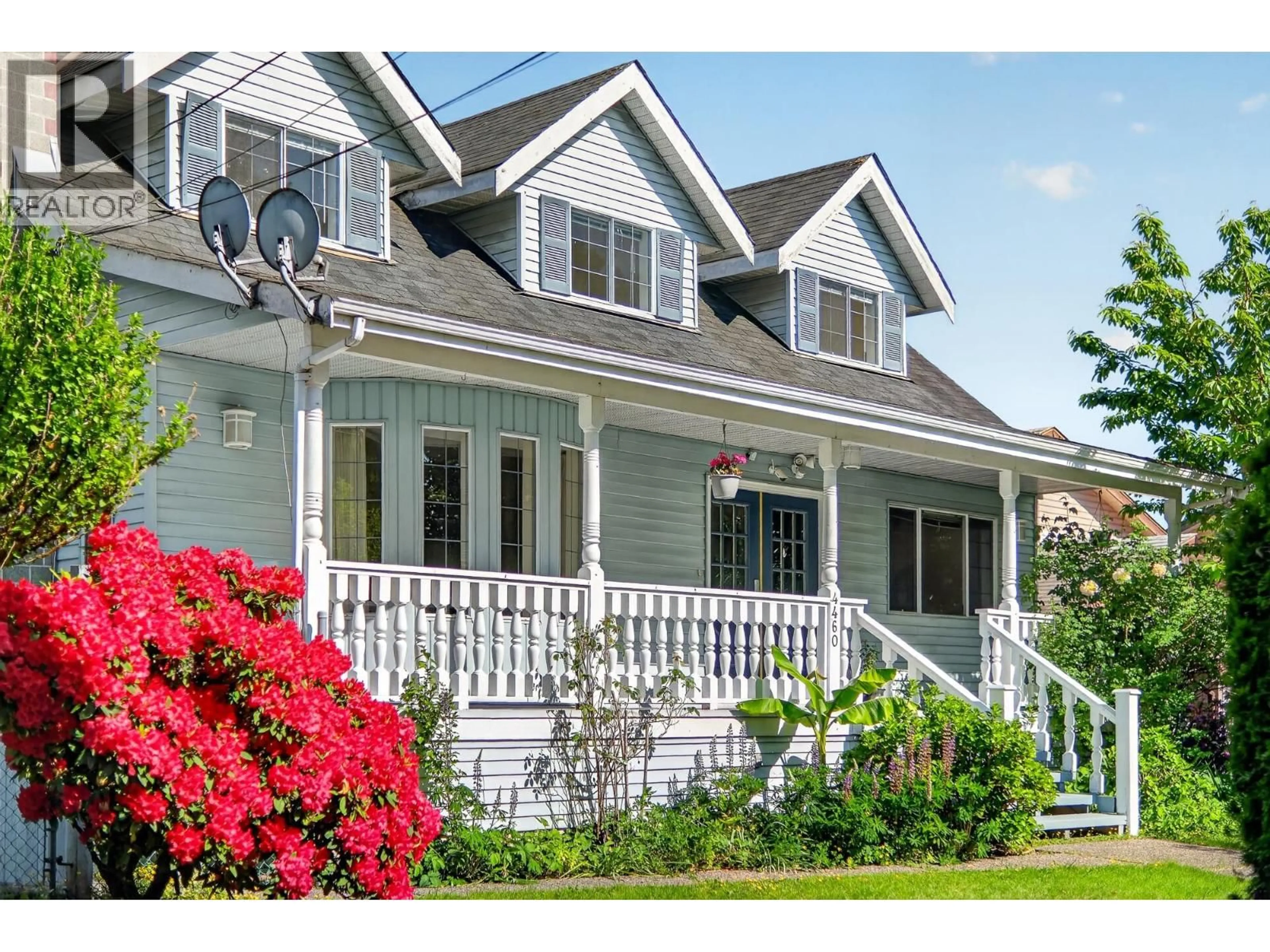 Home with vinyl exterior material, street for 4460 ATLEE AVENUE, Burnaby British Columbia V5G3R6