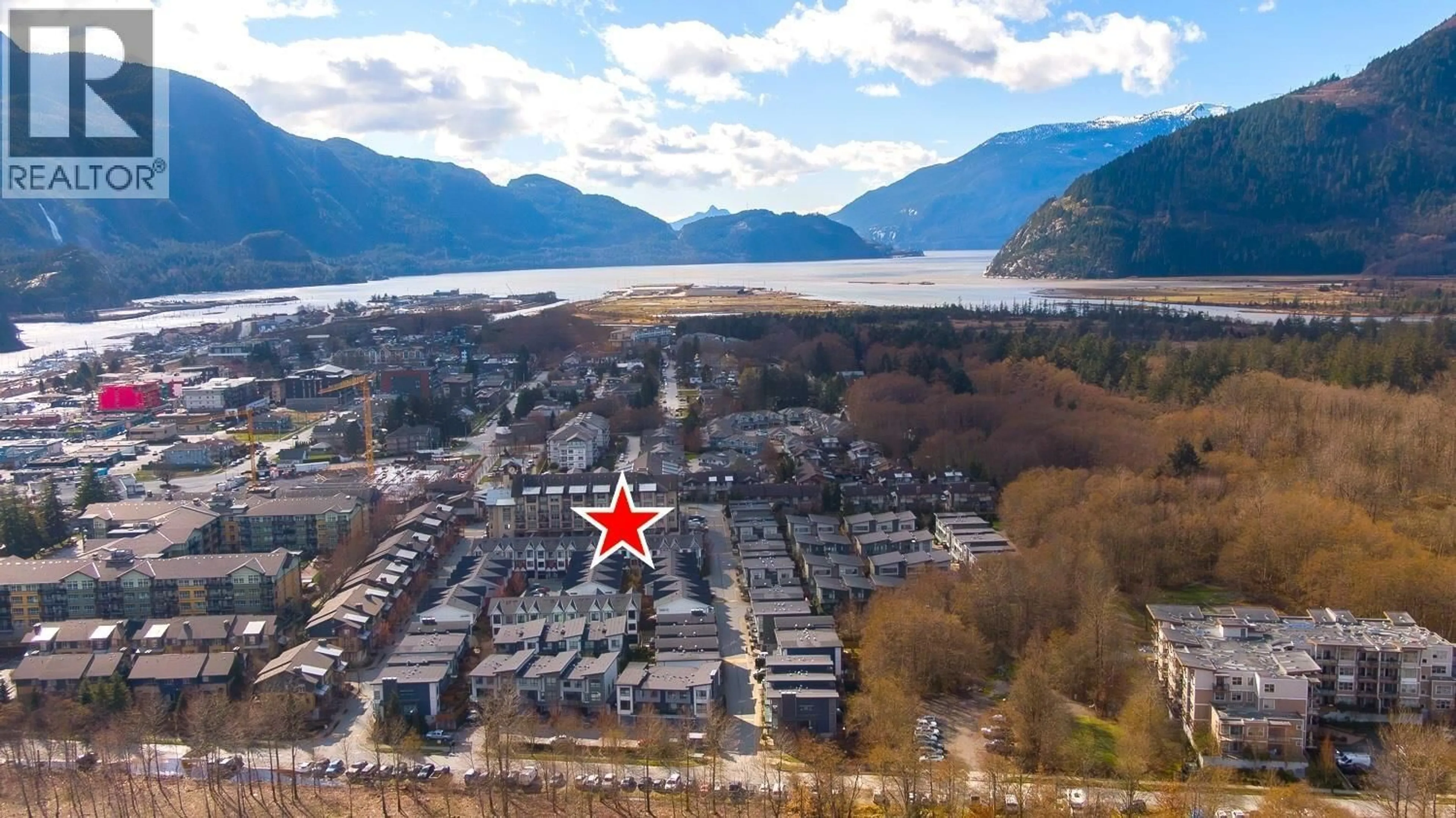 A pic from outside/outdoor area/front of a property/back of a property/a pic from drone, water/lake/river/ocean view for 1214 GRANITE DRIVE, Squamish British Columbia V8B0V9