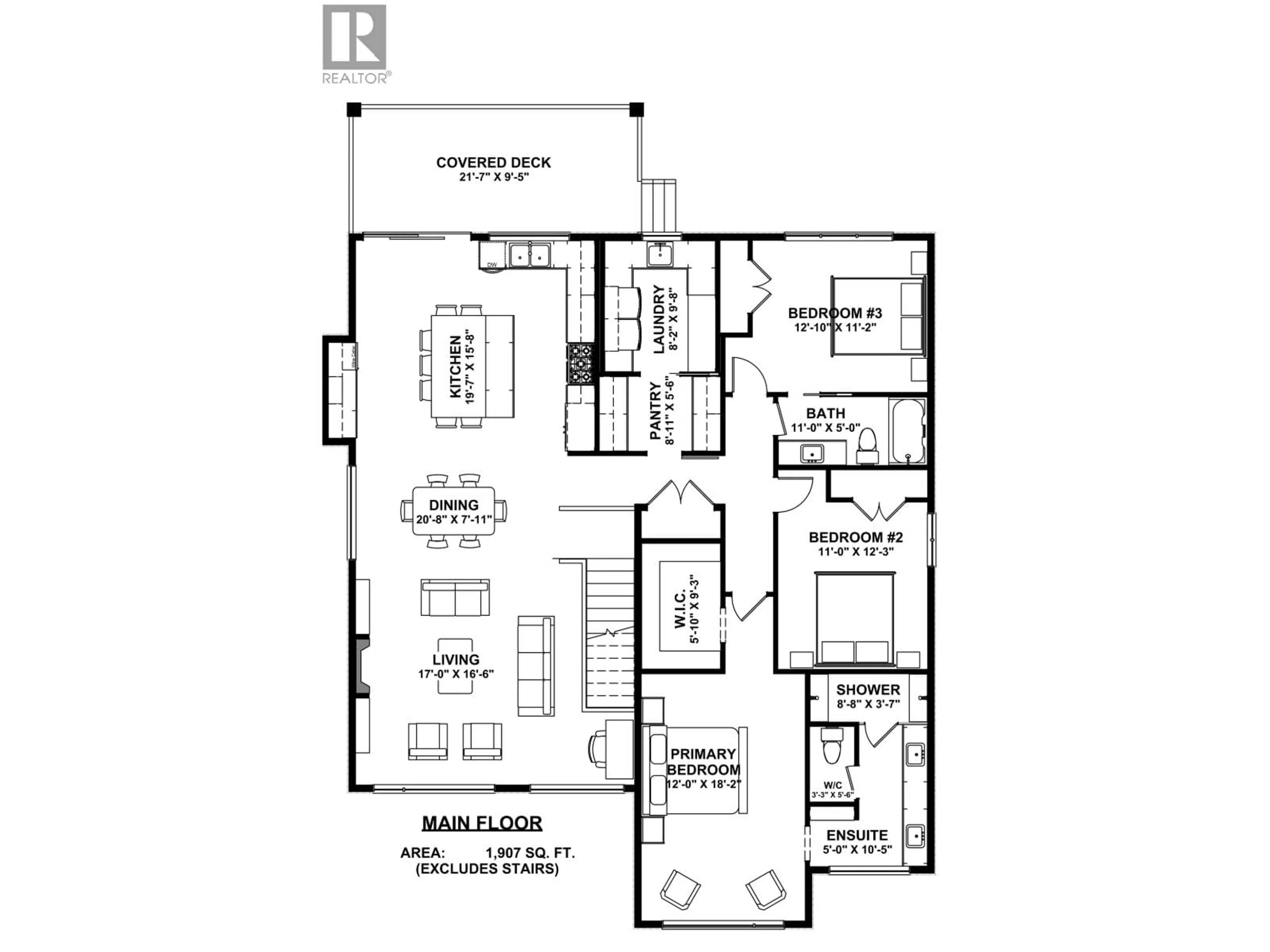 Floor plan for 5101 HEADLANDS HEIGHTS, Prince George British Columbia V2N0K6