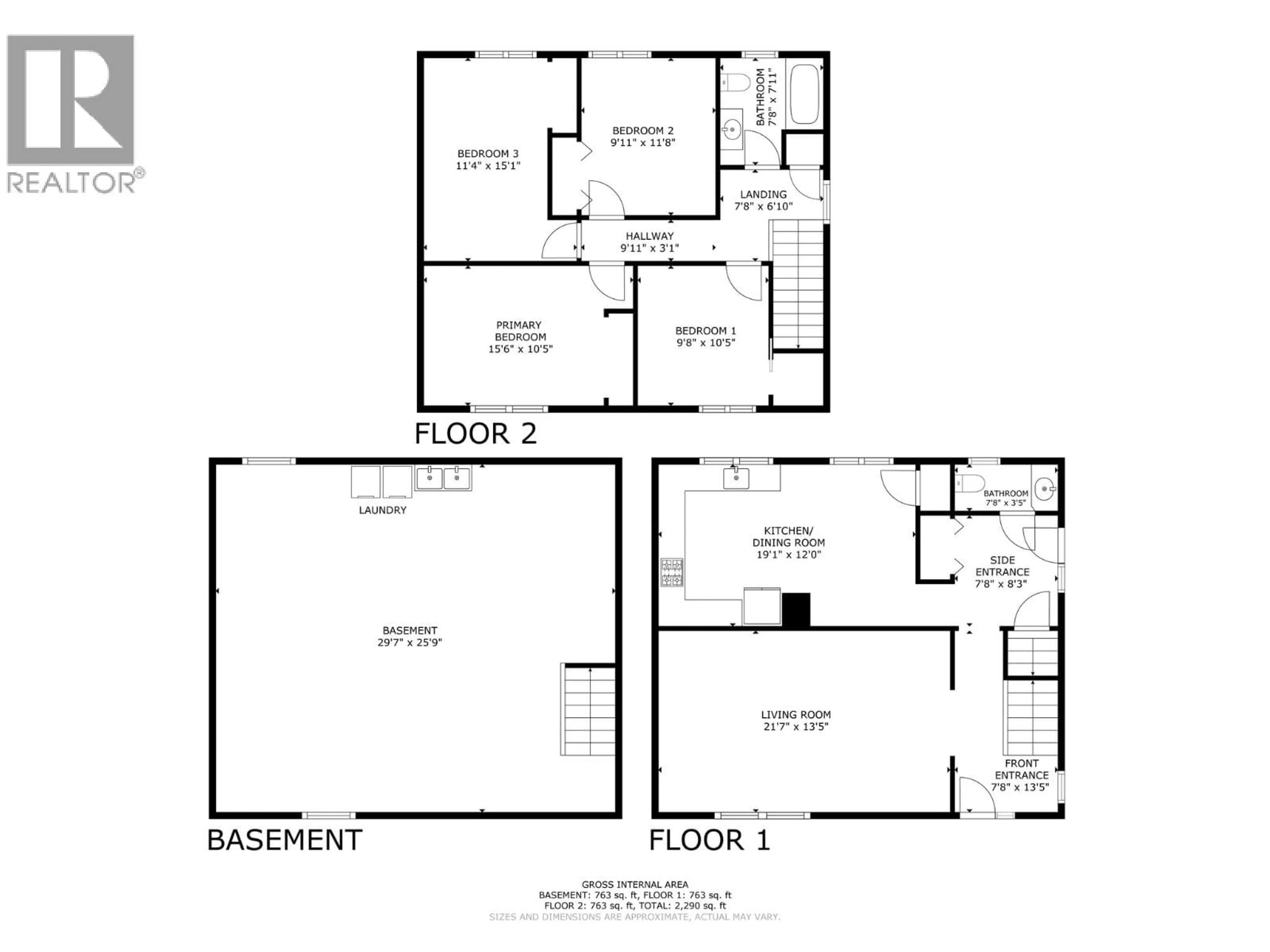Floor plan for 1819 CEDAR CRESCENT, Masset British Columbia V0T1M0