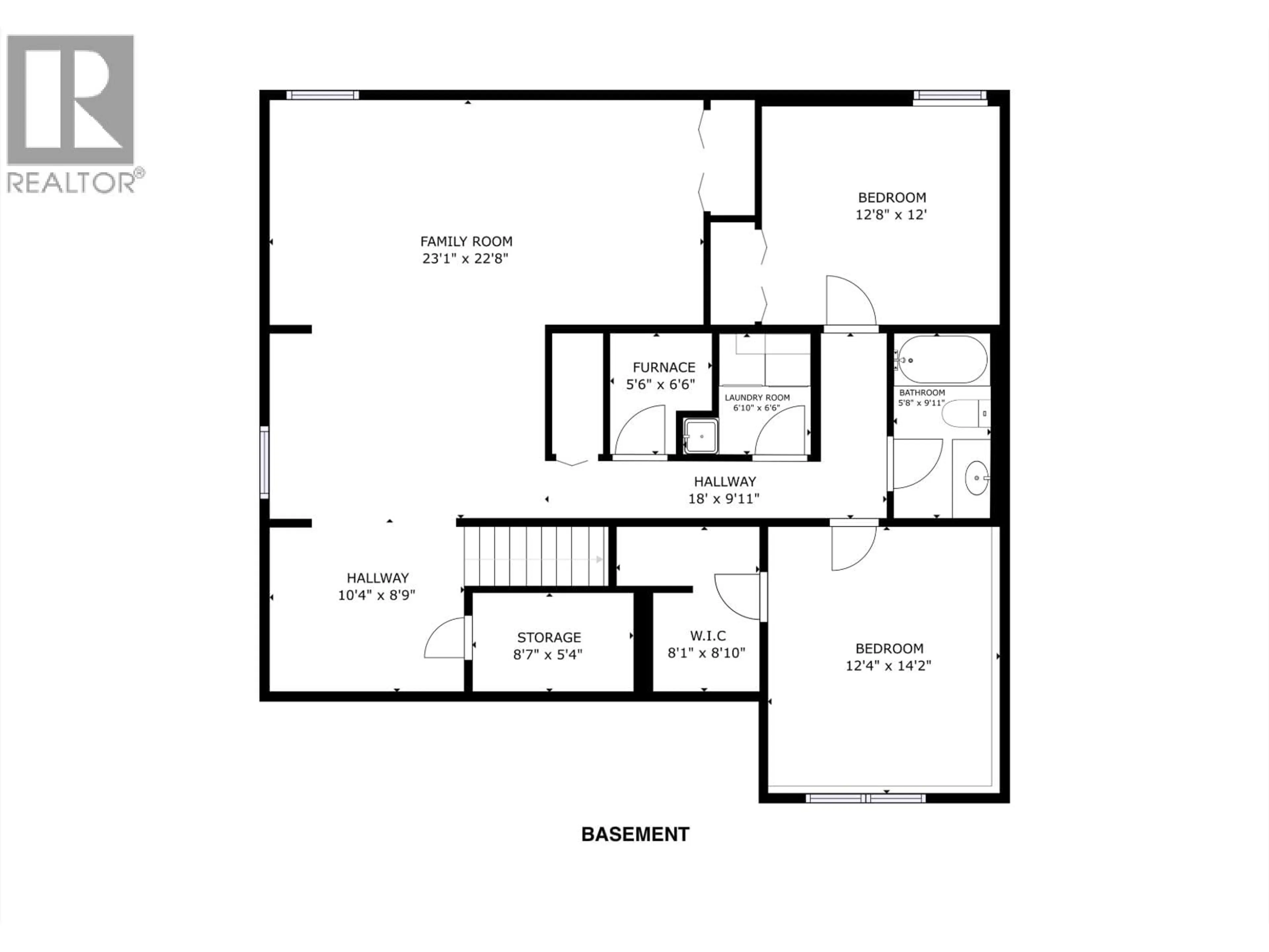 Floor plan for 11415 98 STREET, Fort St. John British Columbia V1J7B5