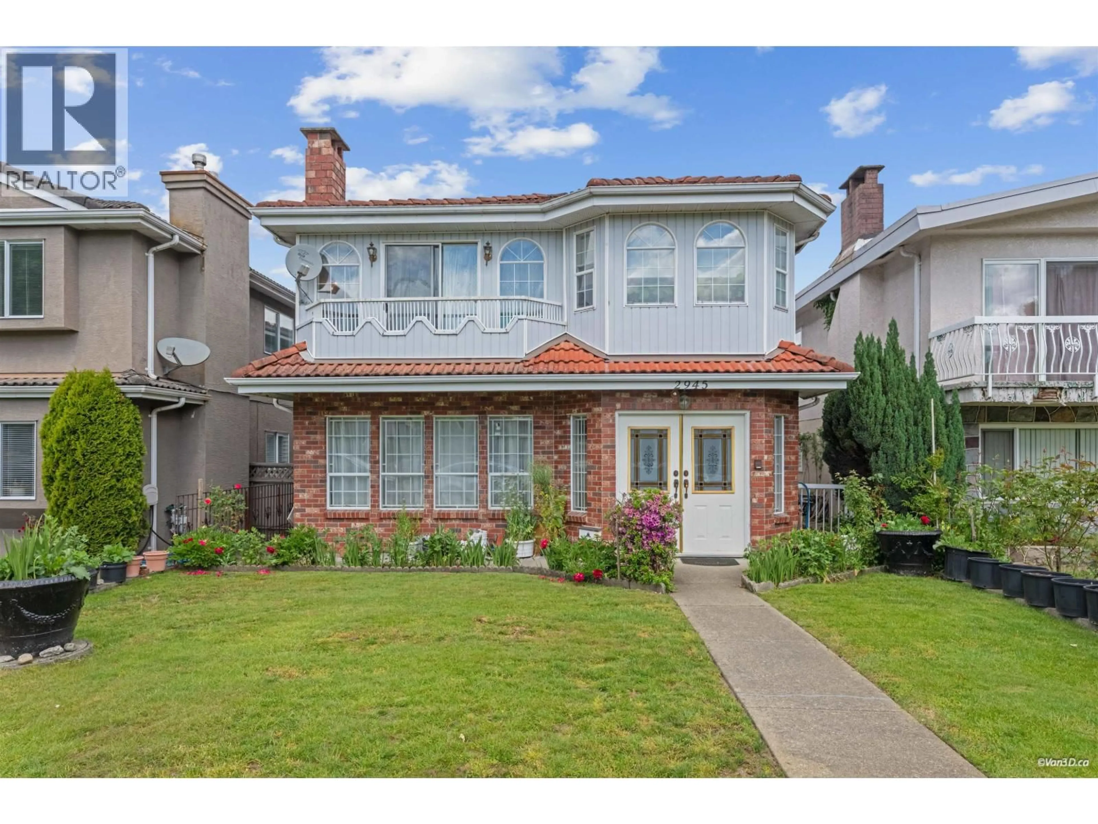Home with brick exterior material, street for 2945 GRAVELEY STREET, Vancouver British Columbia V5K3K2