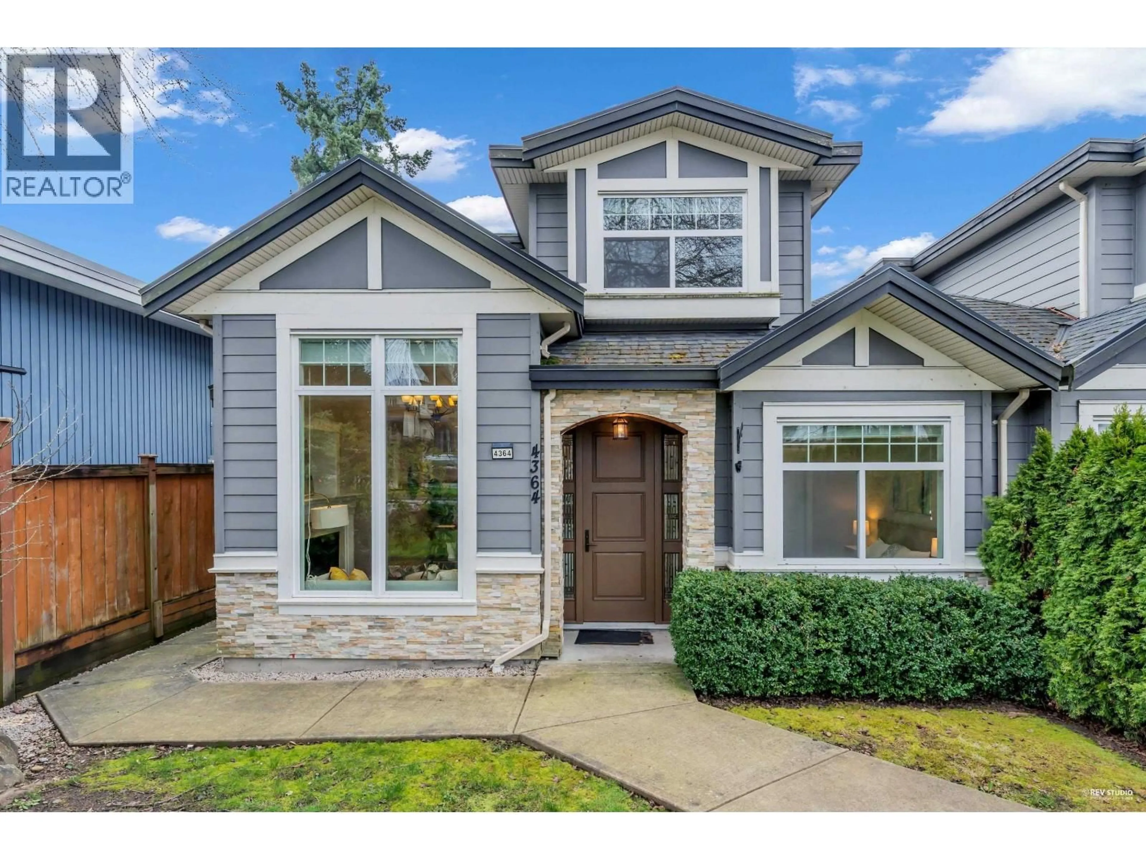 Home with brick exterior material, street for 4364 GRETA STREET, Burnaby British Columbia V5J1N8