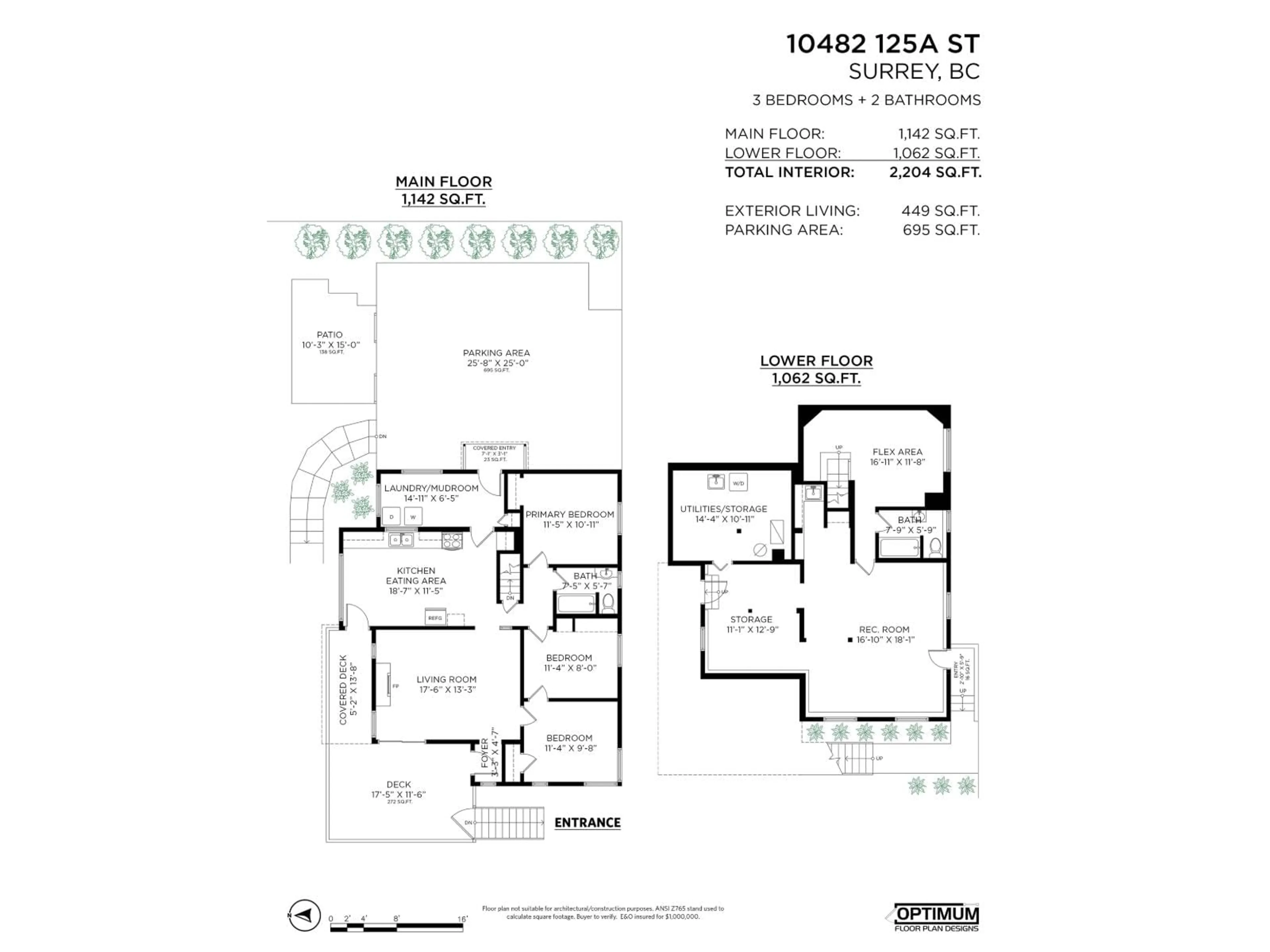 Floor plan for 10482 125A STREET, Surrey British Columbia V3V5A3