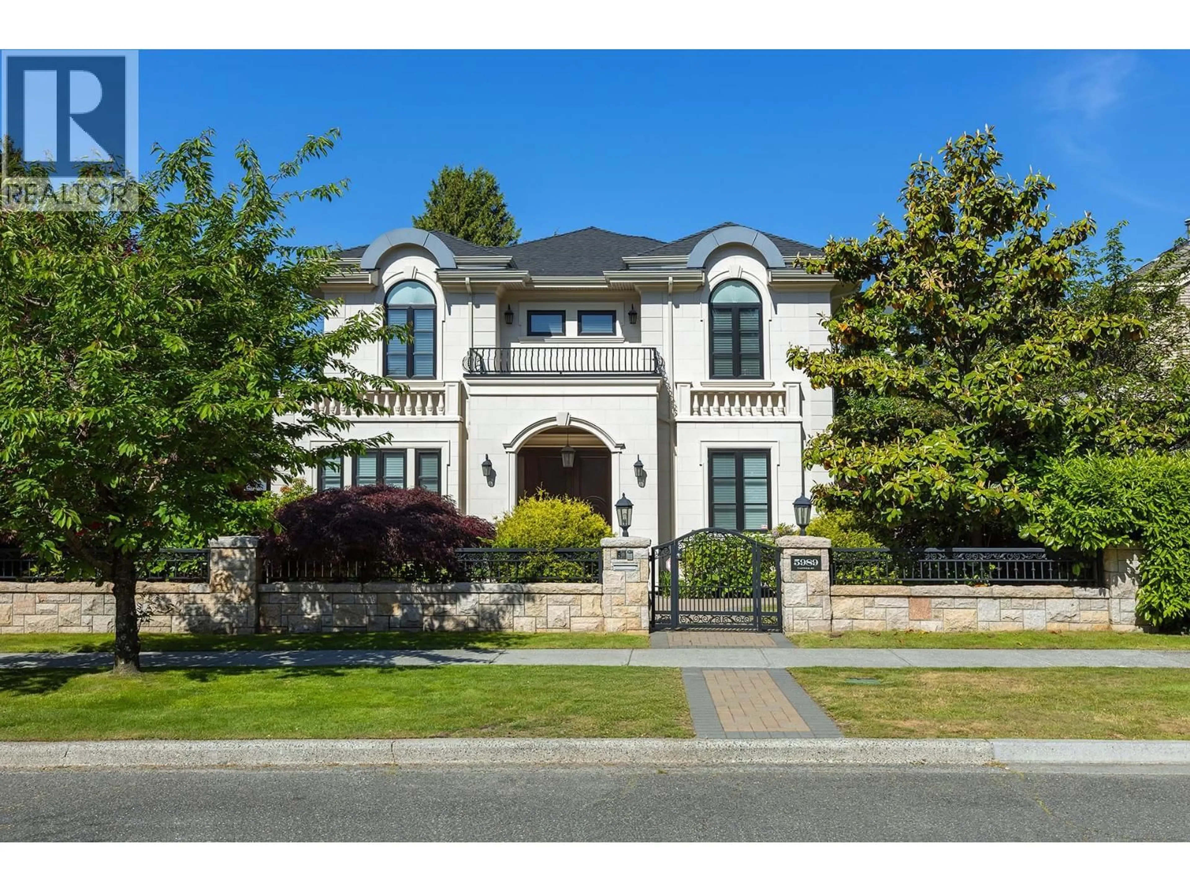 Home with brick exterior material, street for 5989 CARTIER STREET, Vancouver British Columbia V6M3A8