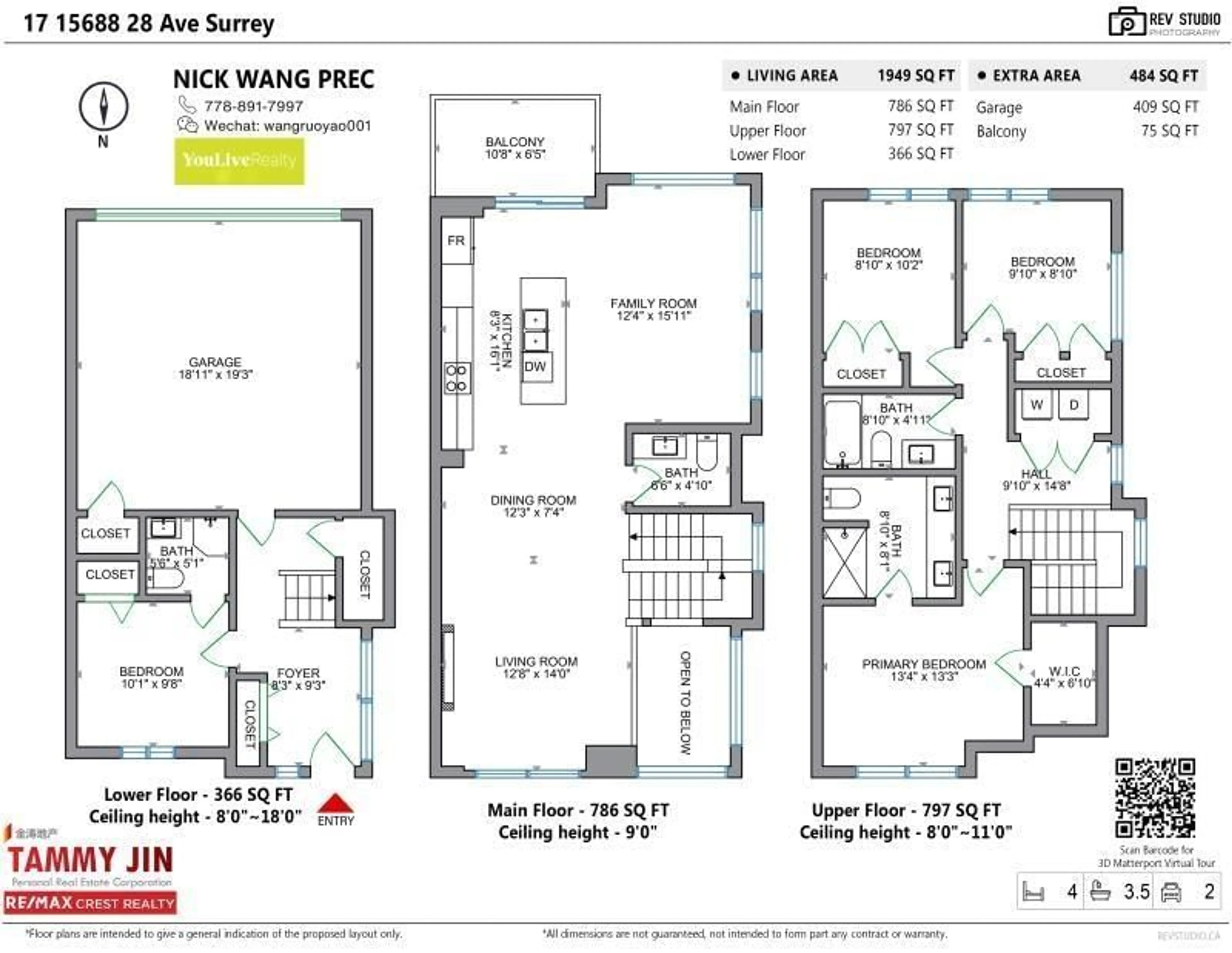 Floor plan for 17 - 15688 28 AVENUE, Surrey British Columbia V3Z0N1