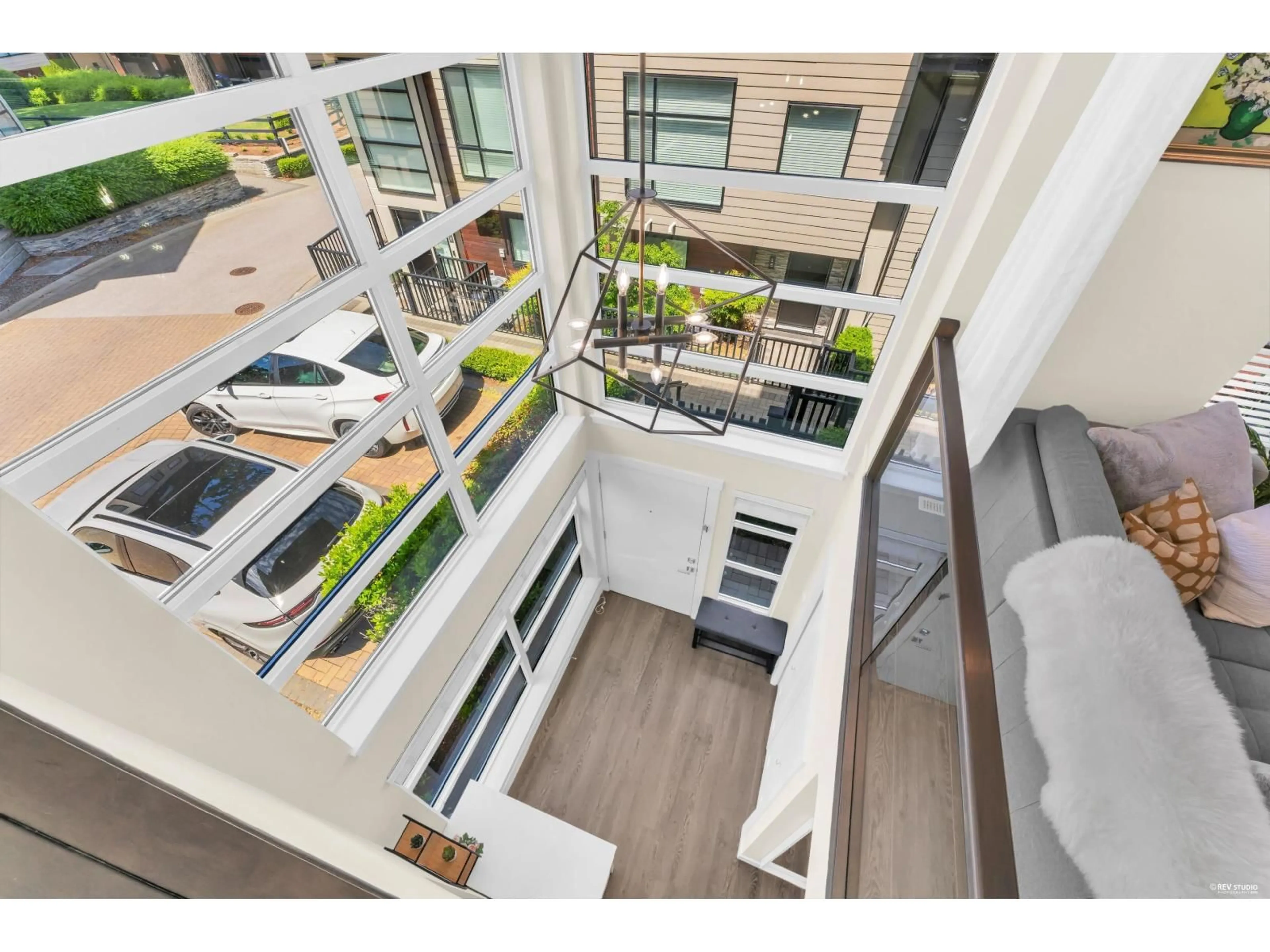 Balcony in the apartment, city buildings view from balcony for 17 - 15688 28 AVENUE, Surrey British Columbia V3Z0N1