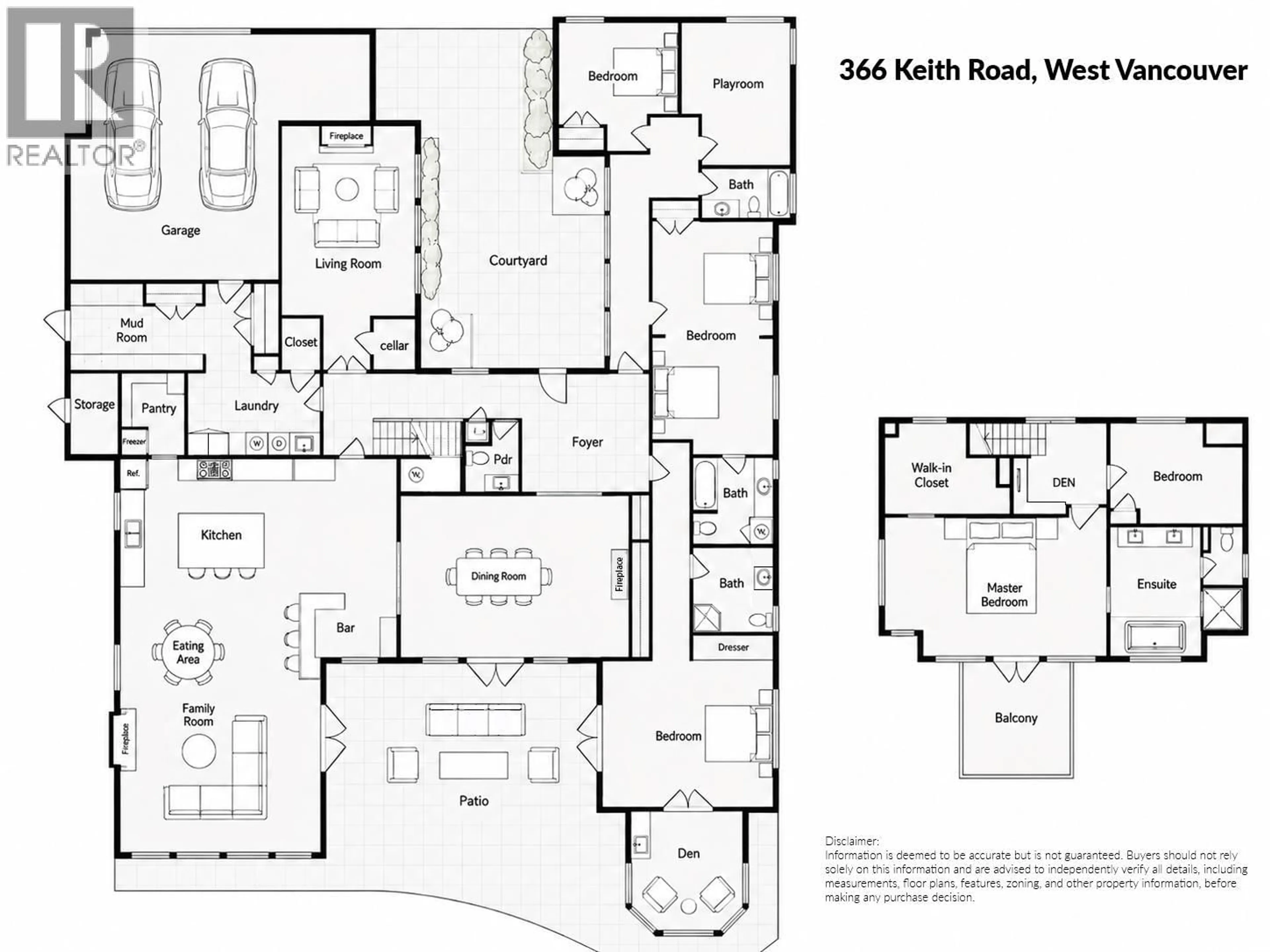 Floor plan for 366 KEITH ROAD, West Vancouver British Columbia V7T1L7