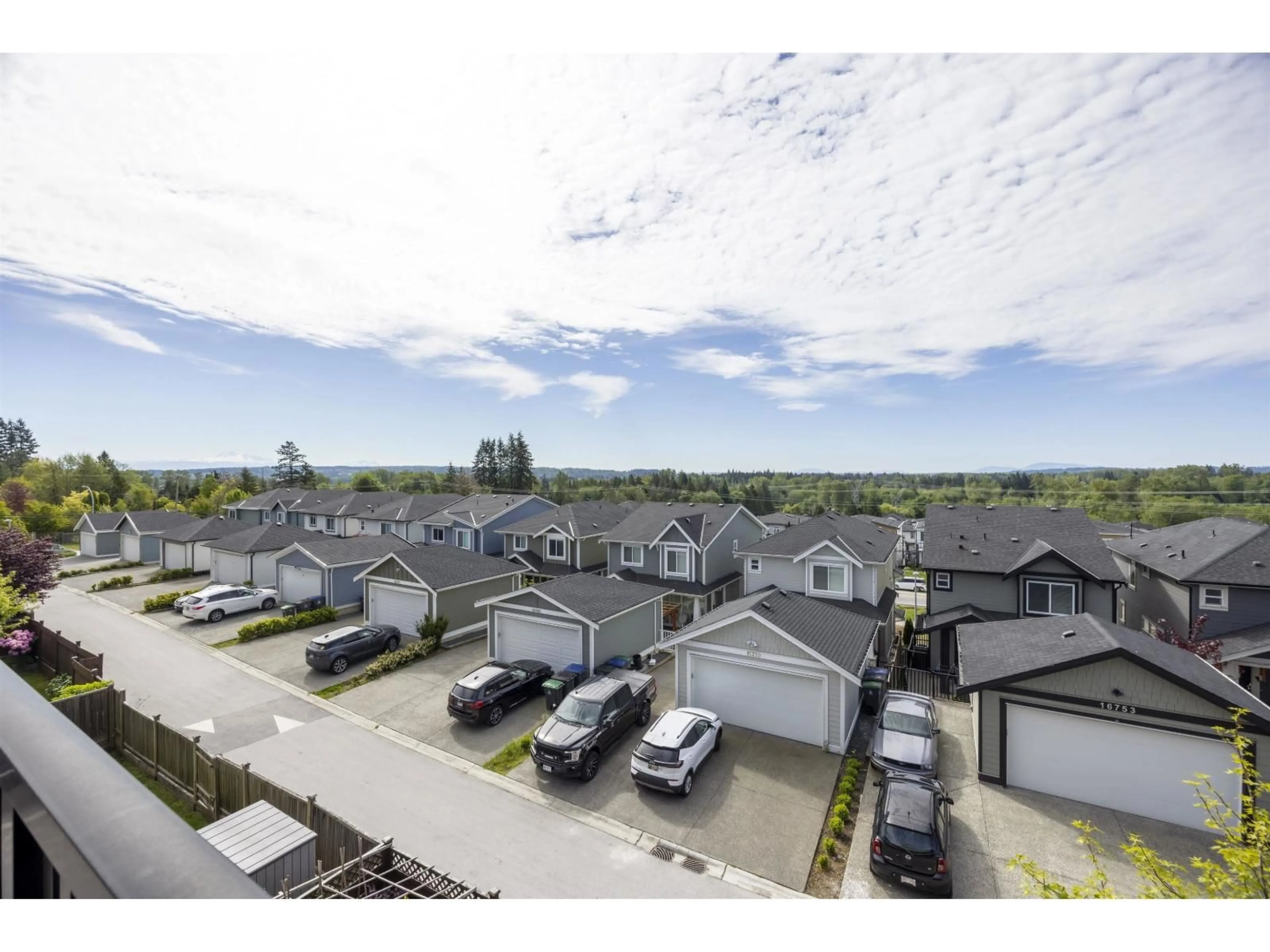 A pic from outside/outdoor area/front of a property/back of a property/a pic from drone, mountain view for 16764 16A AVENUE, Surrey British Columbia V3Z0T3
