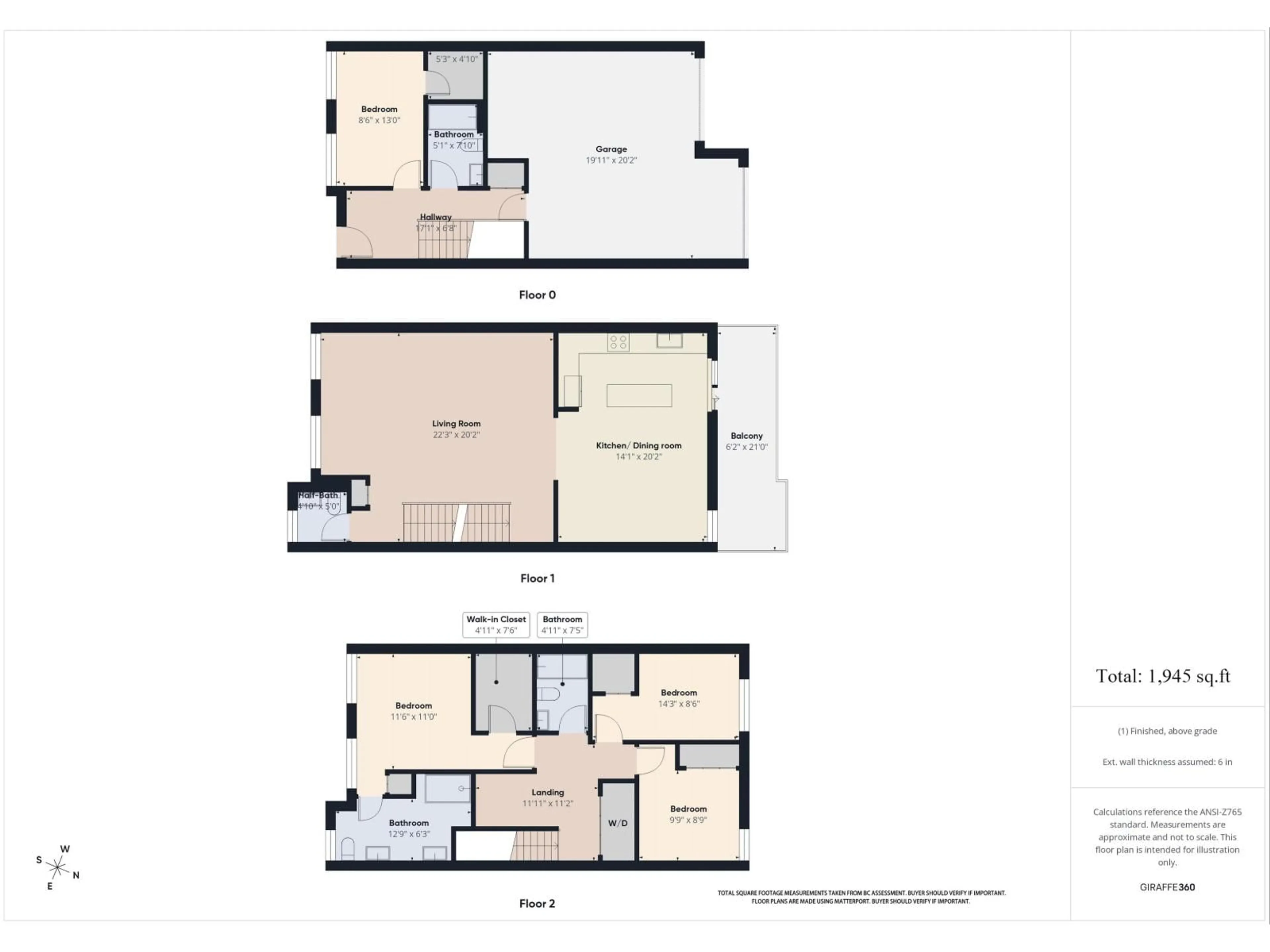 Floor plan for 123 - 15111 EDMUND DRIVE, Surrey British Columbia V3S0A5