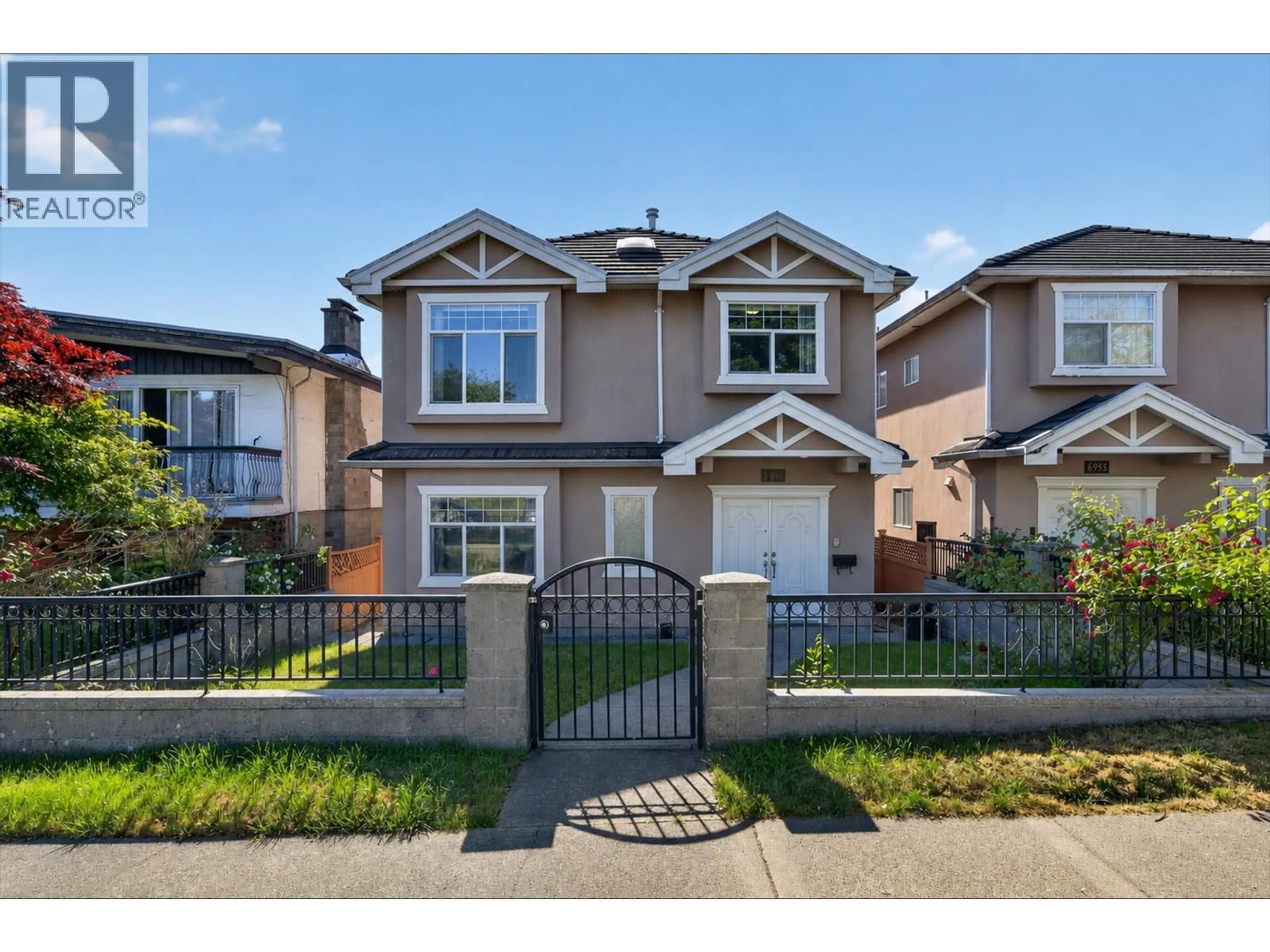 Home with brick exterior material, street for 6959 CULLODEN STREET, Vancouver British Columbia V5X4J6